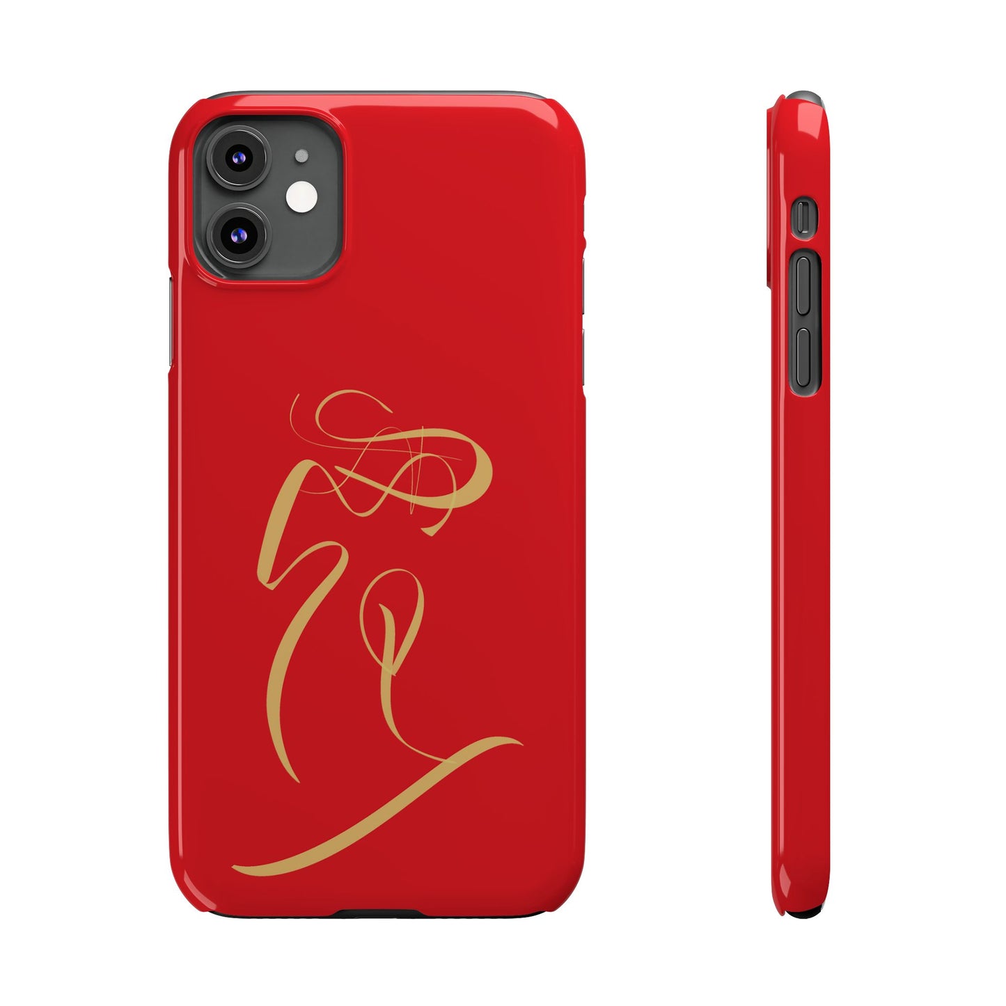 Modern Calligraphy Slim Phone Case -LOVE
