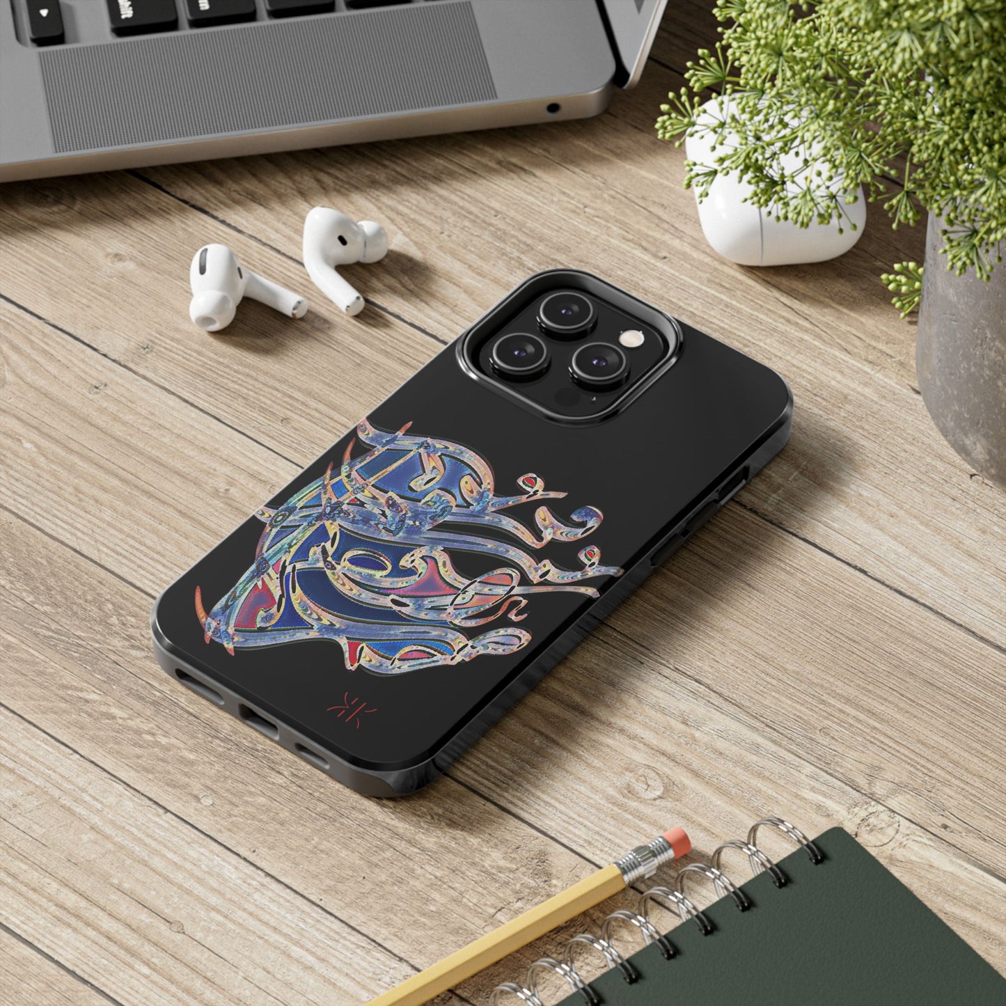 / Phone Case Persian Calligraphy Art.