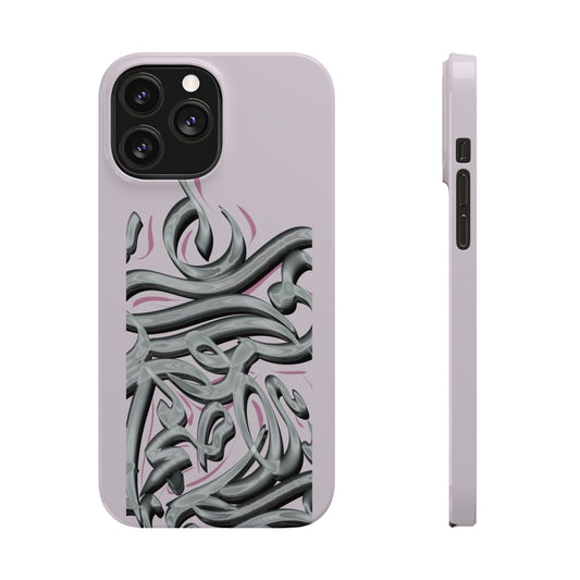 Modern Art  Slim Phone Case -LOVE,