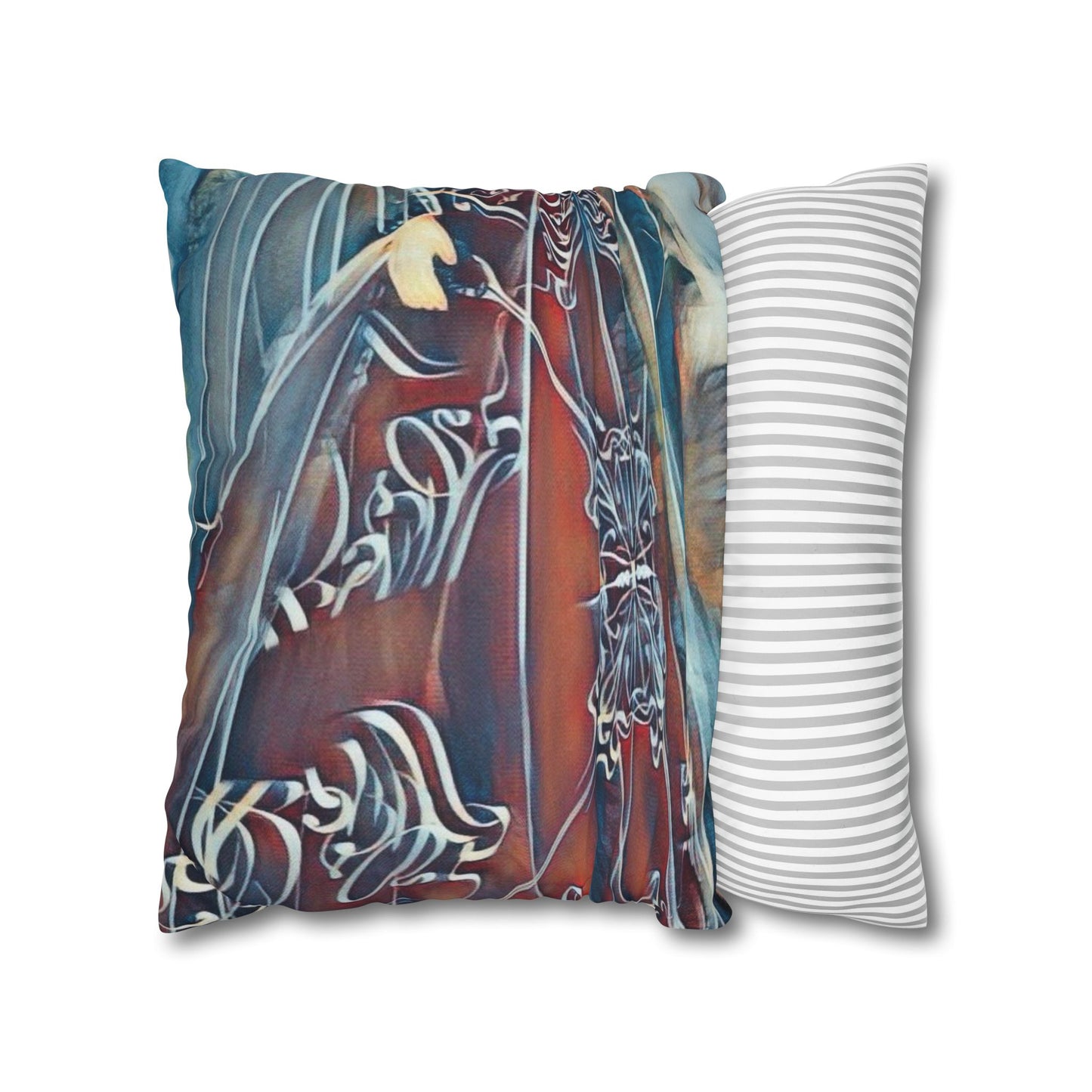 Square Pillowcase - Modern Art Watercolour Design