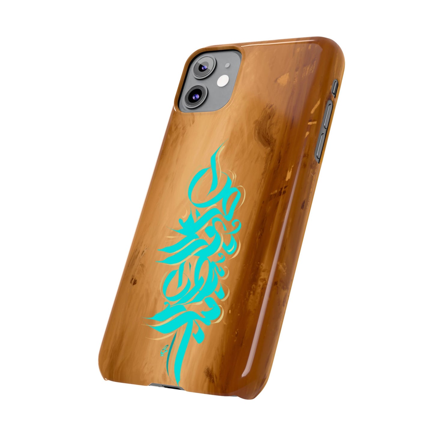 Modern Art  Slim Phone Case -LOVE