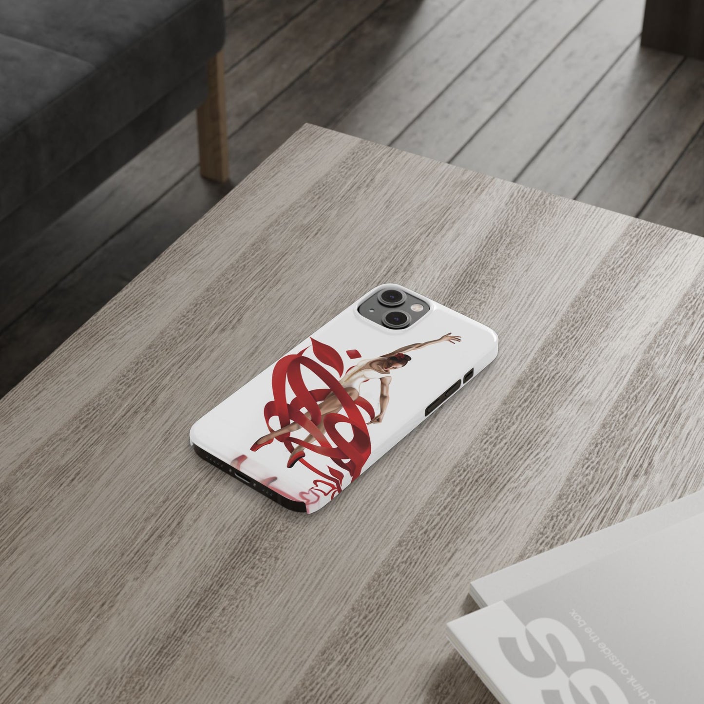 Elegant Ballet Dancer Ribbon Slim Phone Case - Perfect for Dance Lovers