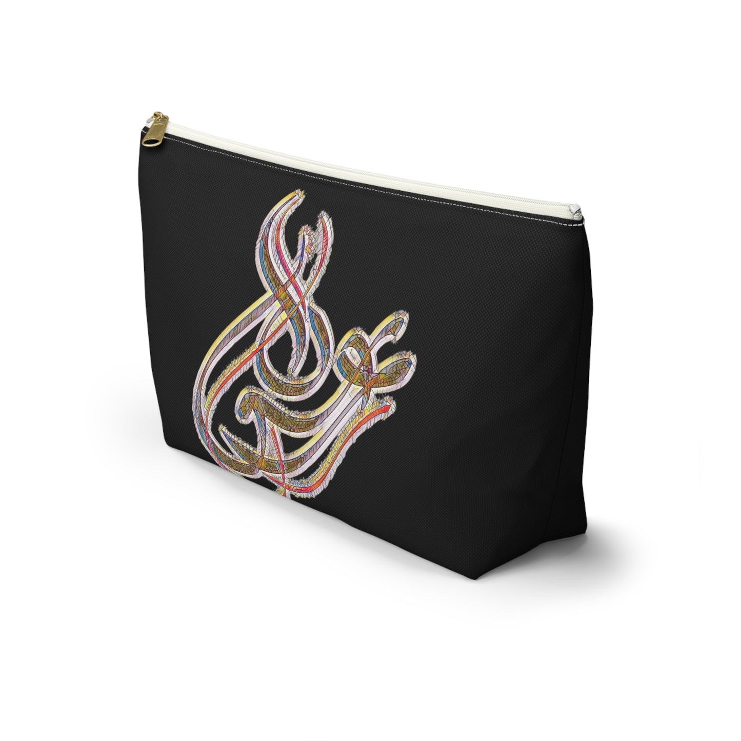 Persian calligraphy Accessory Pouch w T-bottom