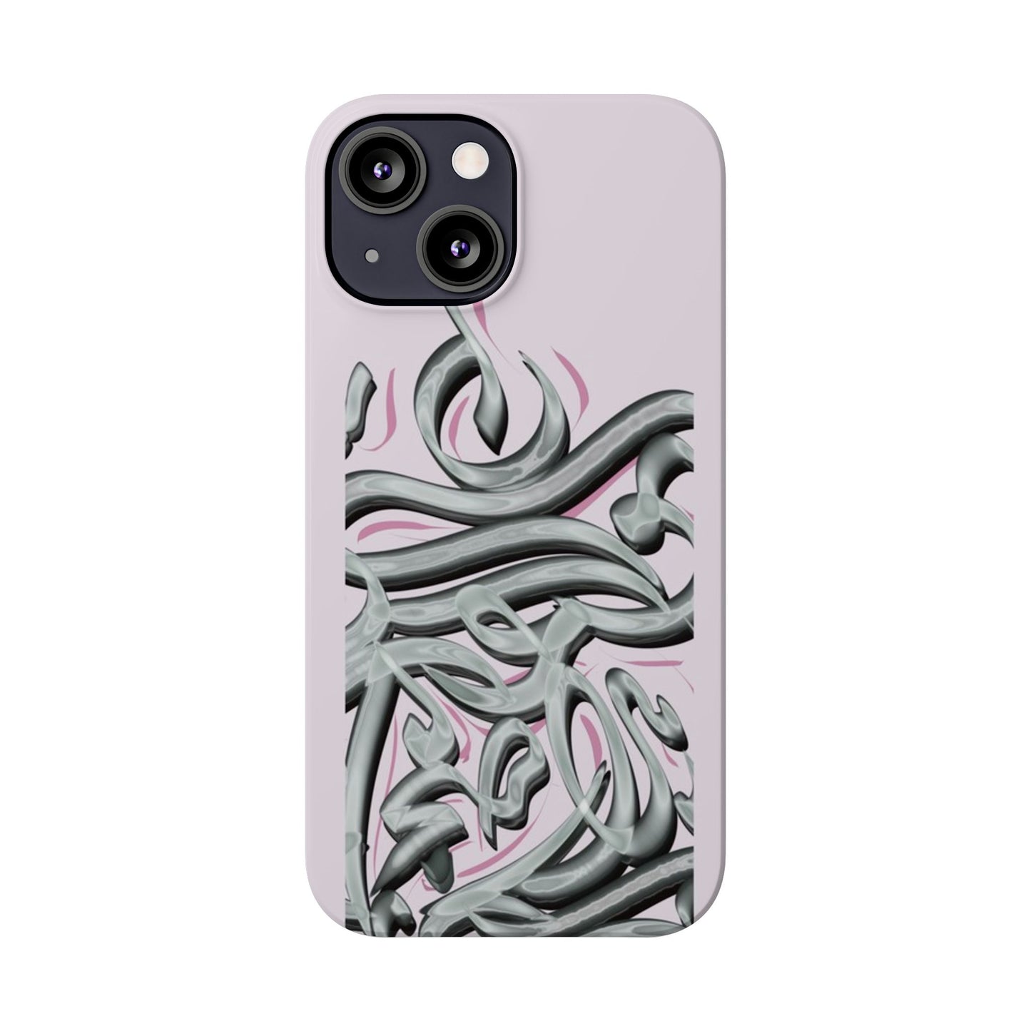 Modern Art  Slim Phone Case -LOVE,