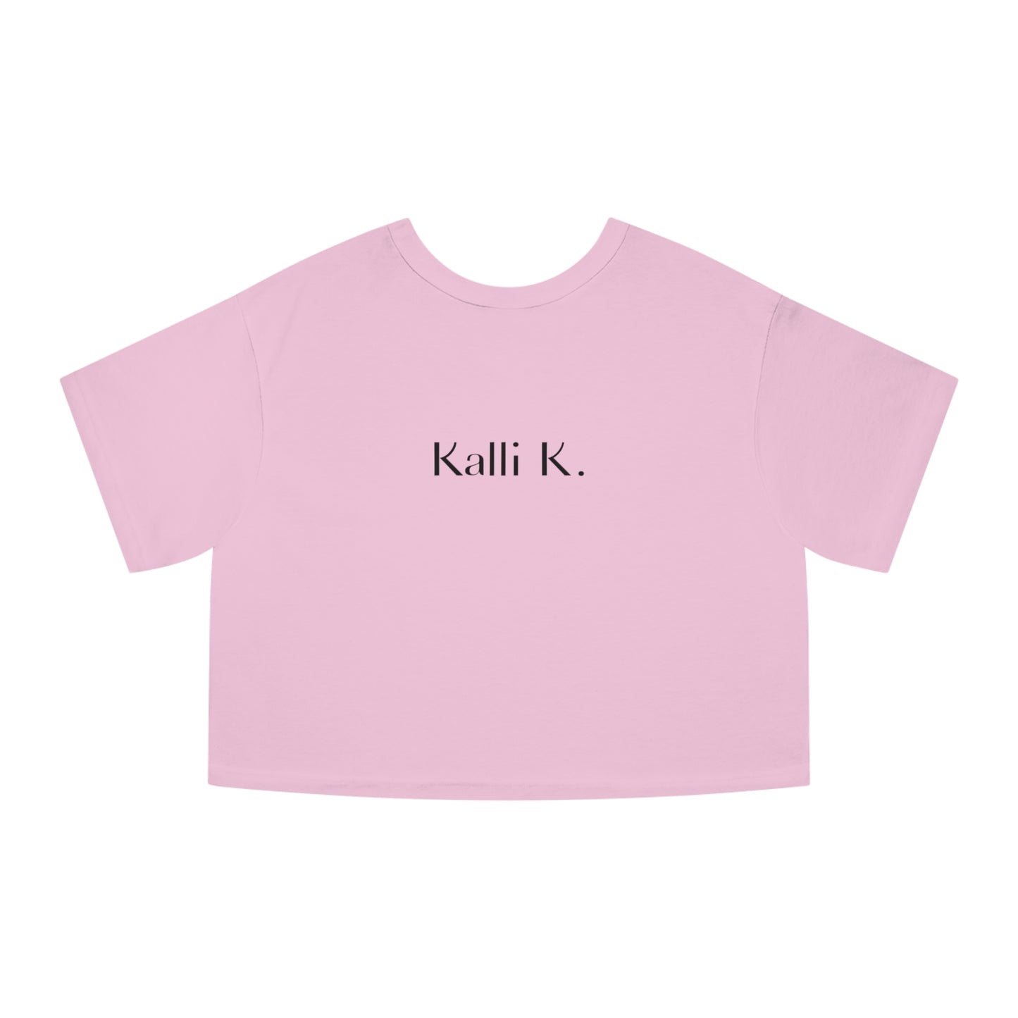 Kalli K X Champion Women's Eshgh “love” Cropped T-Shirt