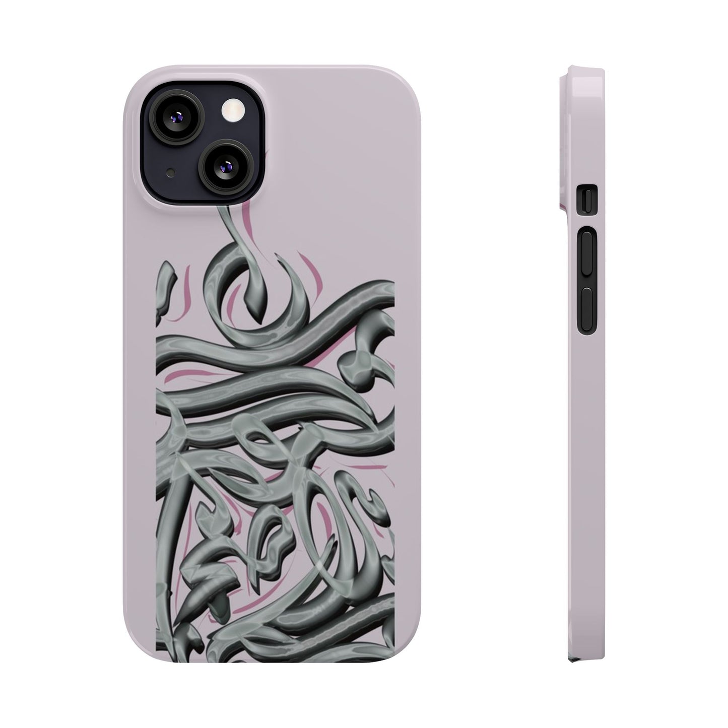 Modern Art  Slim Phone Case -LOVE,