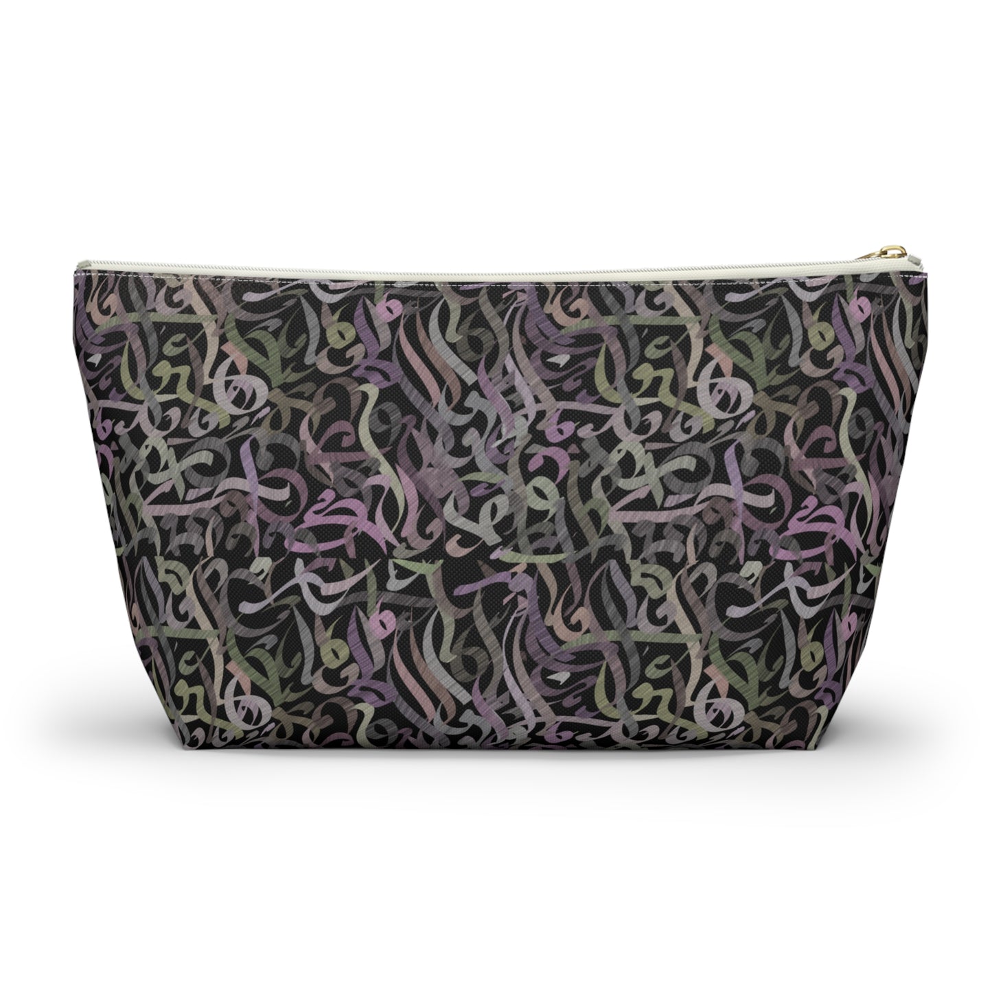 Modern calligraphy Accessory Pouch w T-bottom