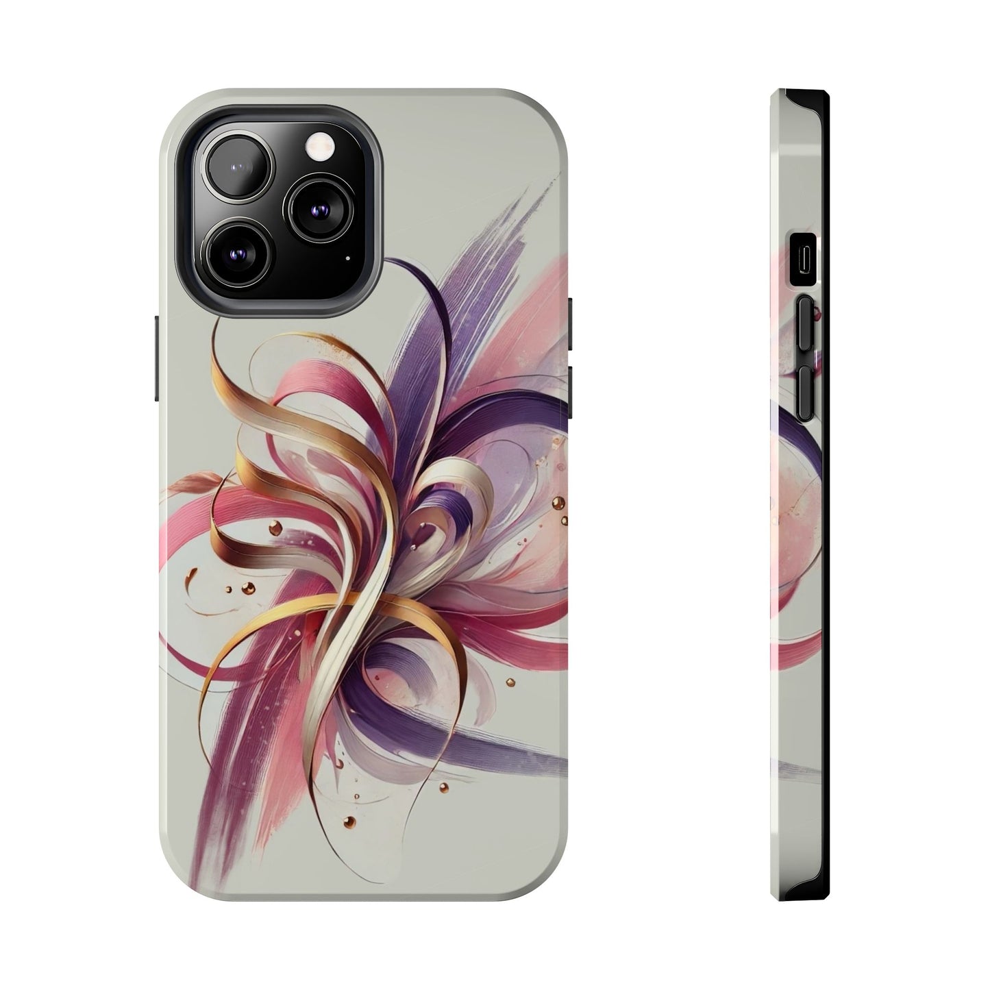 Phone Cases - Colorful Calligraphy Flower Chic Stylish Design