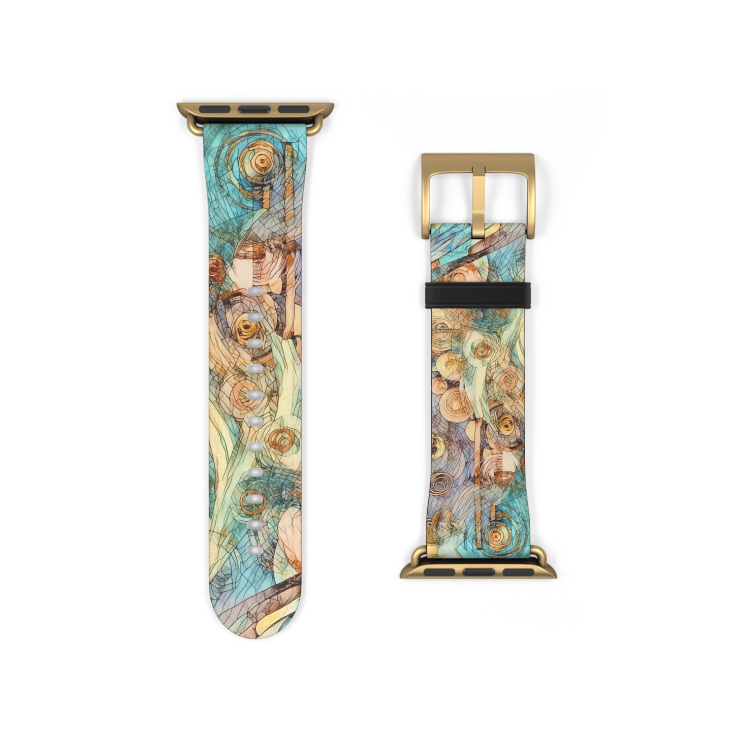 Artistic Floral Watch Band - Elegant Design for Everyday Wear