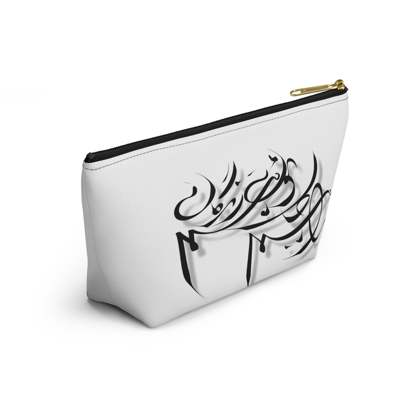 Modern calligraphy Accessory Pouch w T-bottom