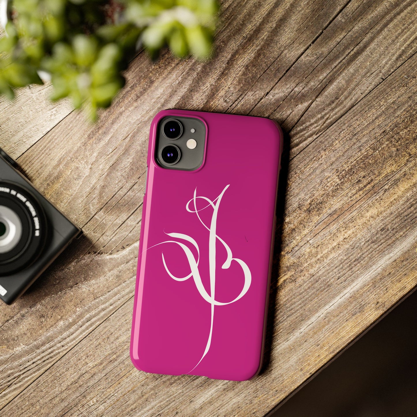 Modern Calligraphy Slim Phone Case -Eshgh (LOVE)