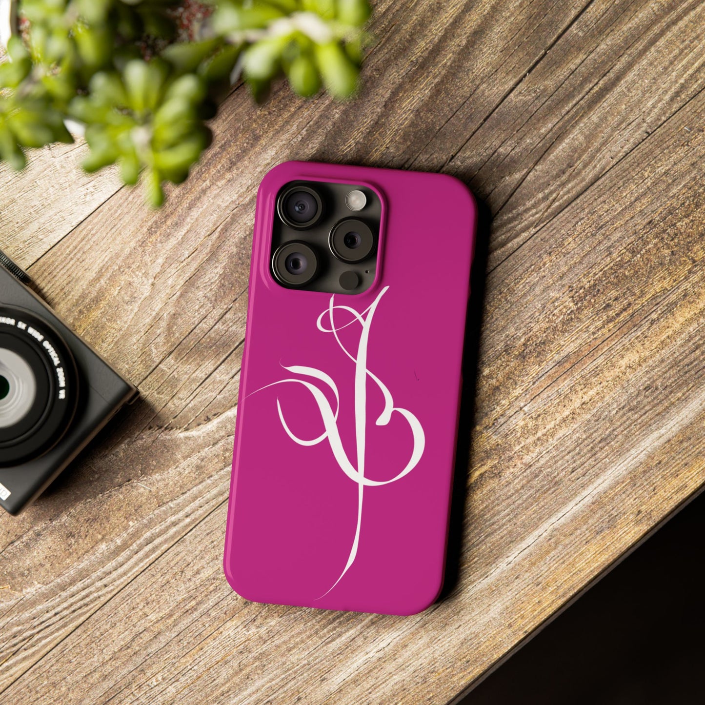 Modern Calligraphy Slim Phone Case -Eshgh (LOVE)