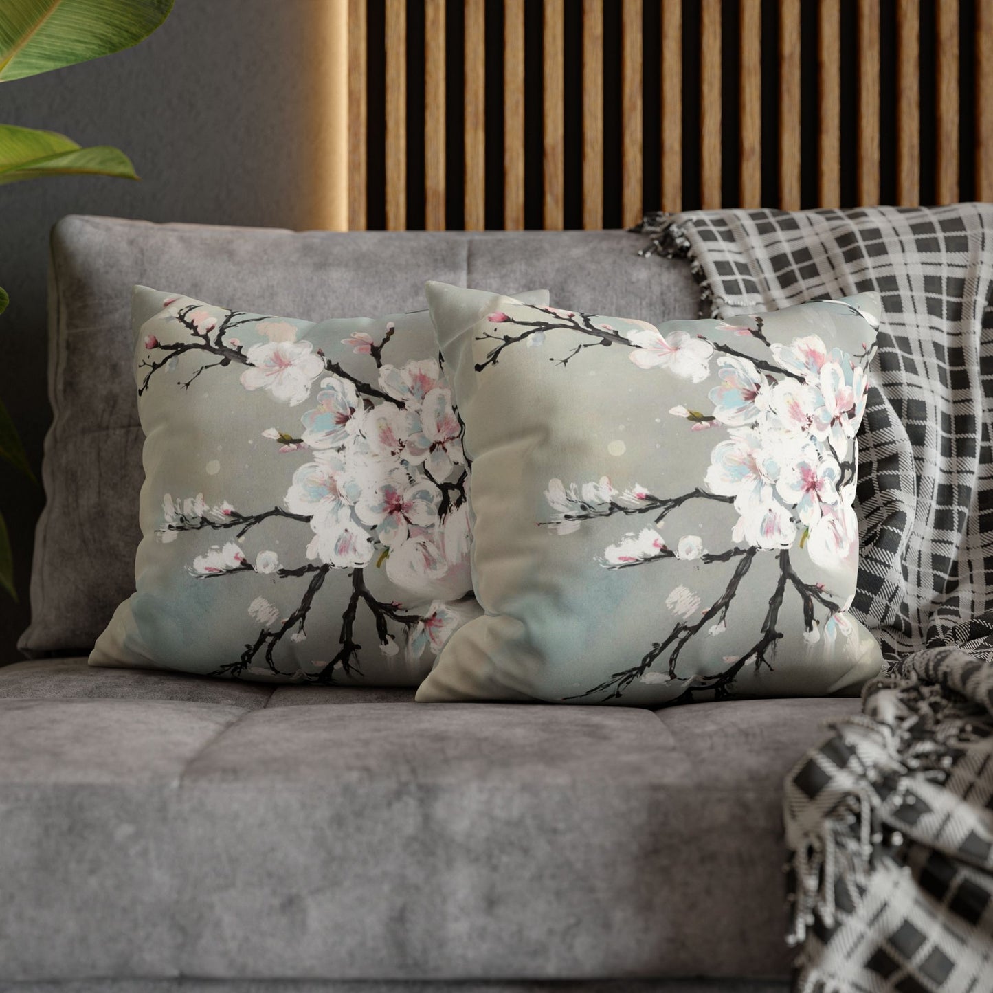 Spring Pillowcase - Modern Art Portrait Watercolour Design