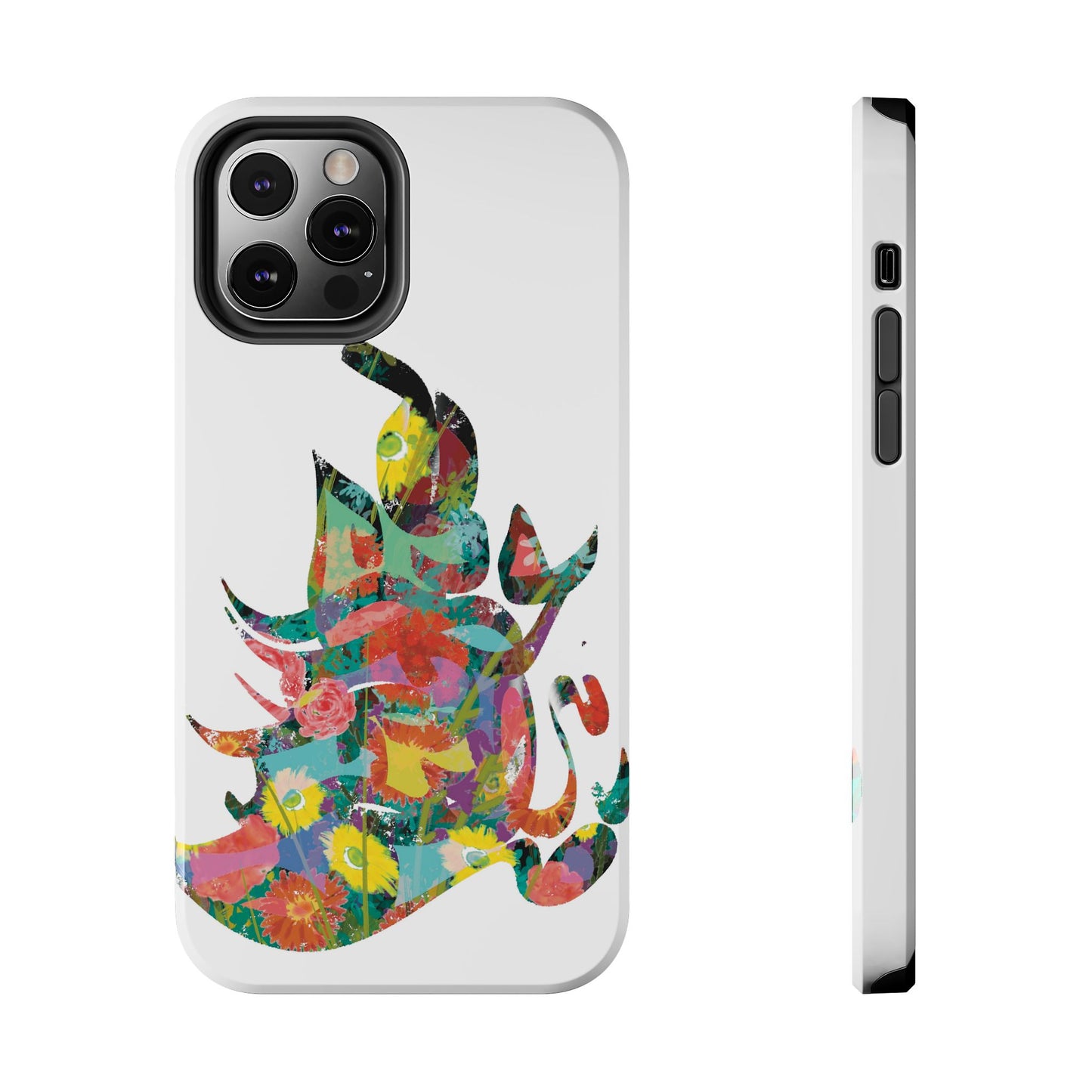 Phone Case - Flower Persian Calligraphy Design, Unique, Limited Edition