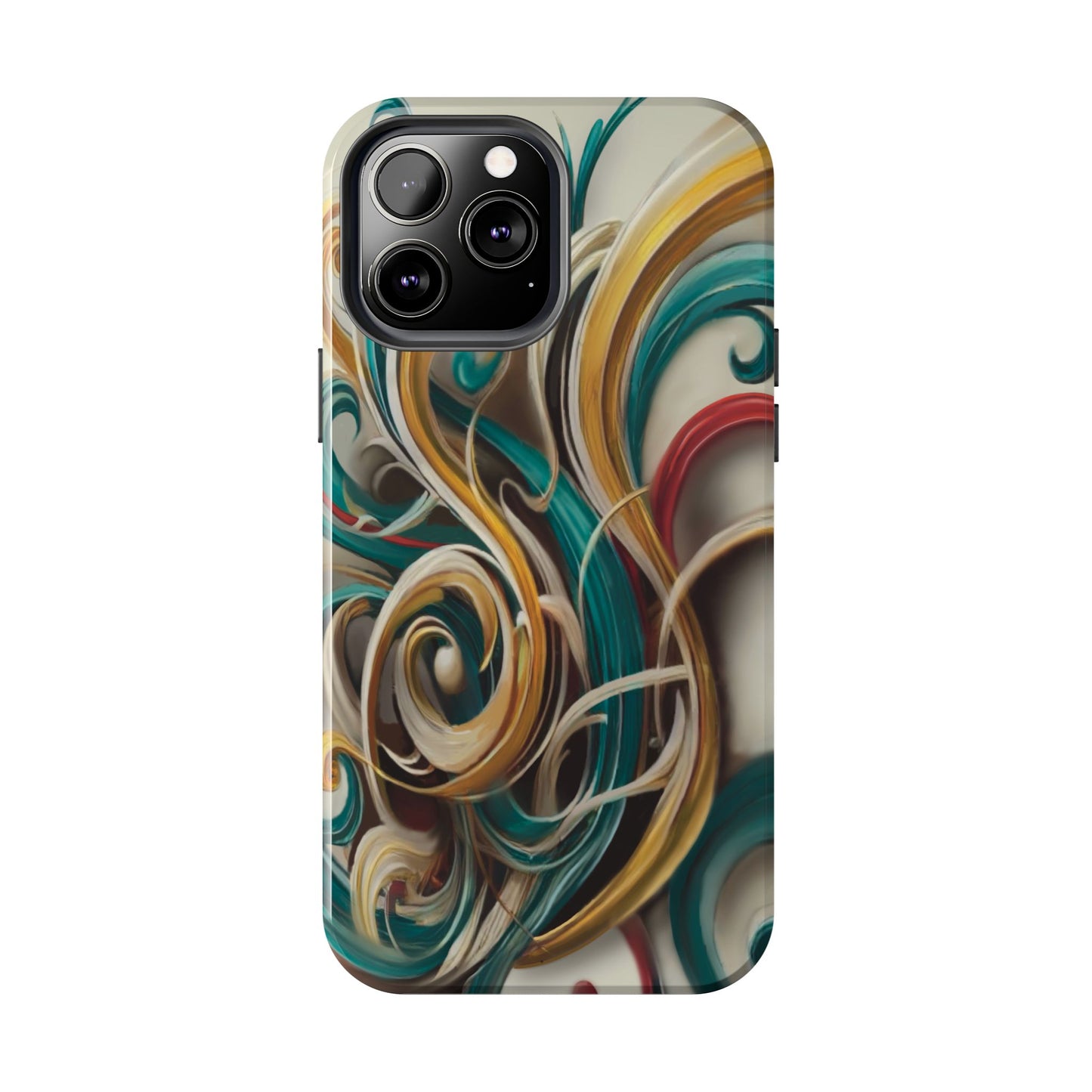 Marble Abstract Phone Case Calligraphy