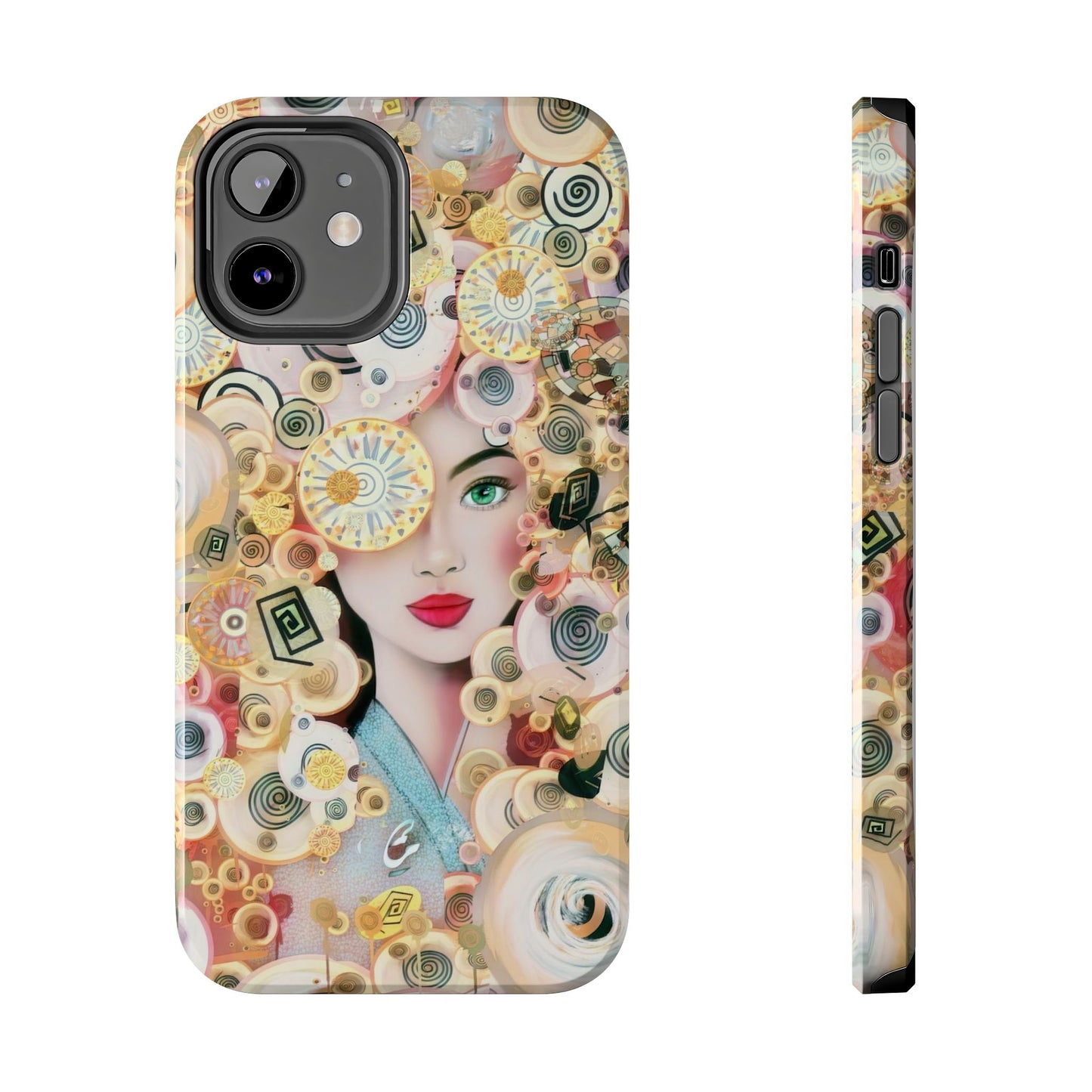 Phone Case - Persian Art Inspired Beautiful Girl Design