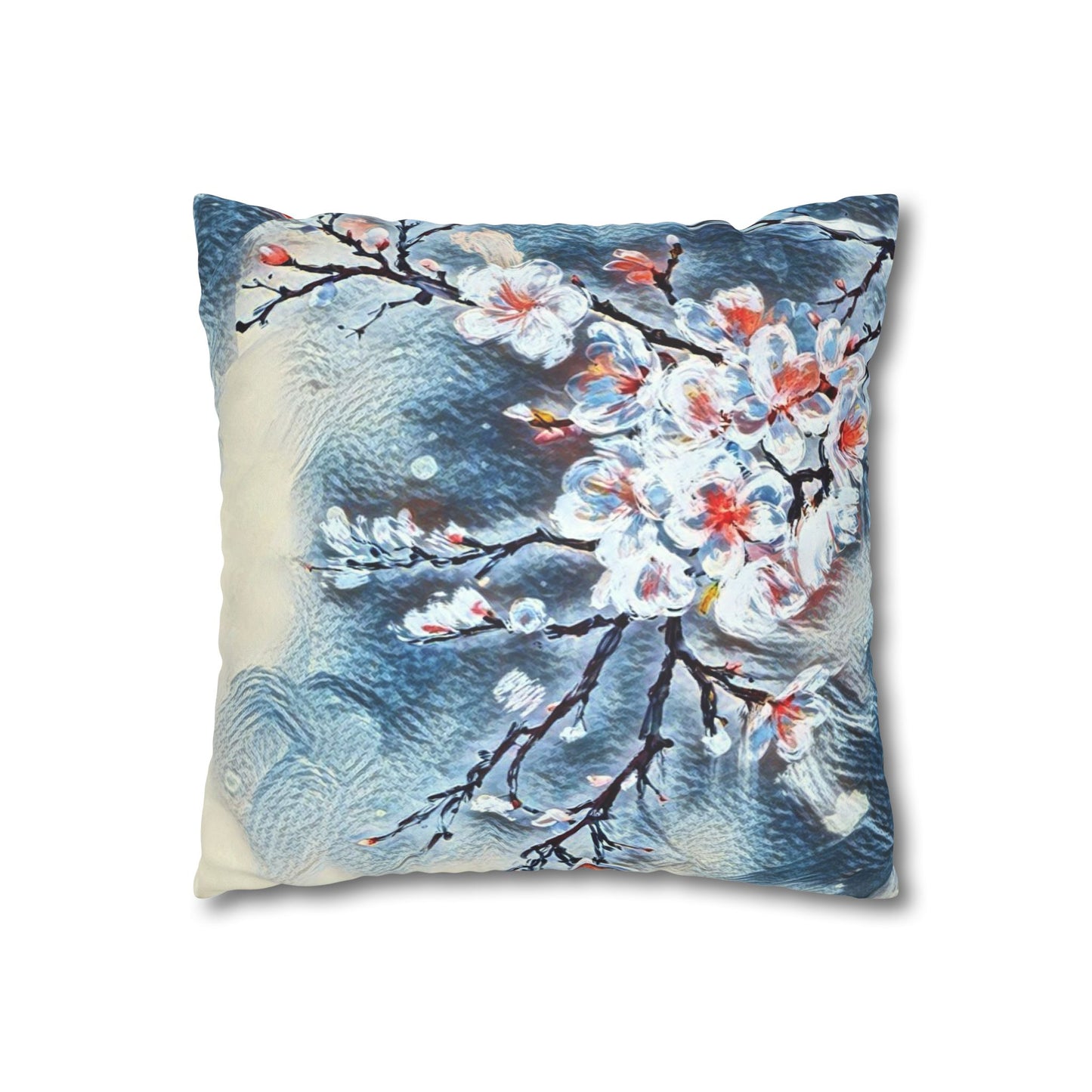 Spring Pillowcase - Modern Art Portrait Watercolour Design