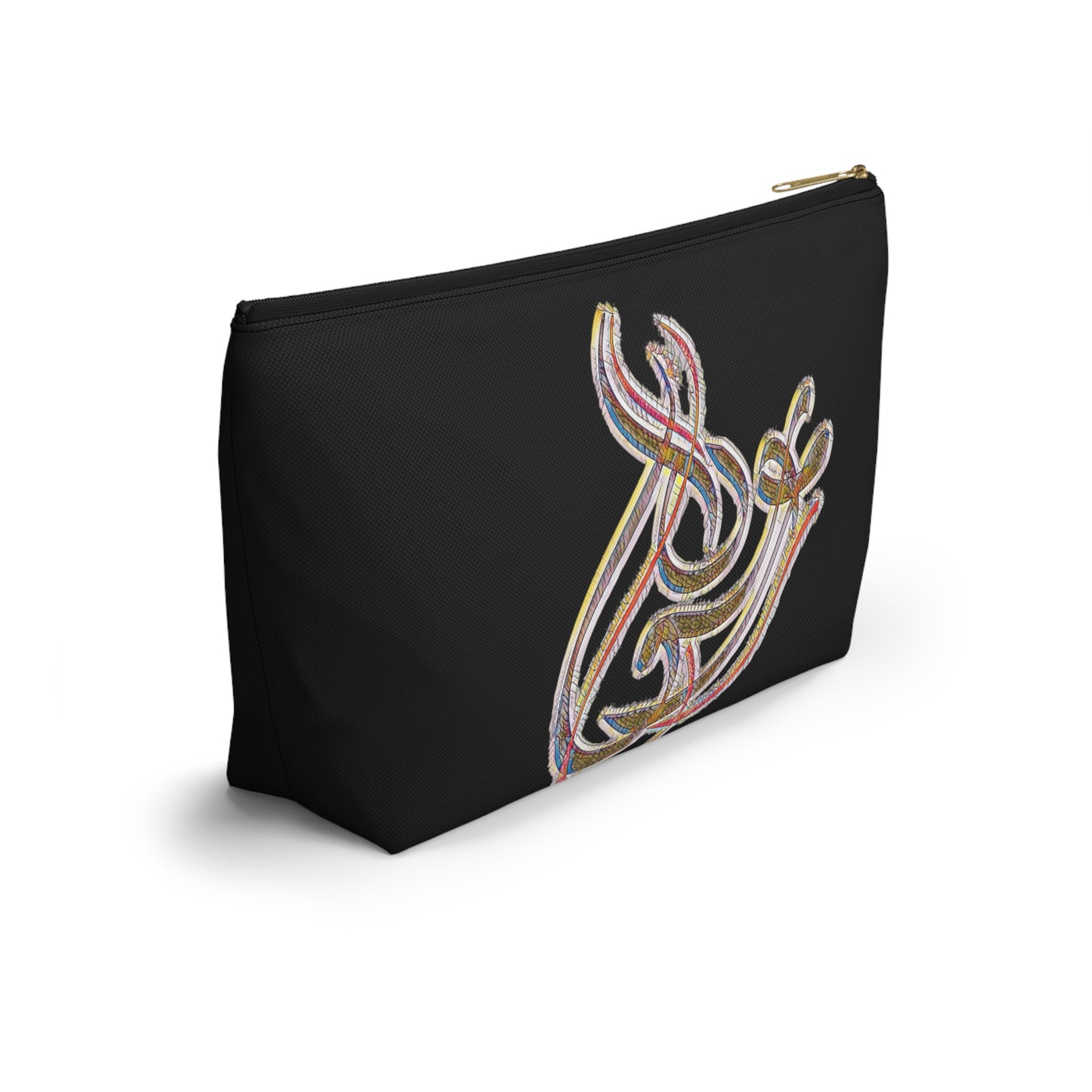 Persian calligraphy Accessory Pouch w T-bottom