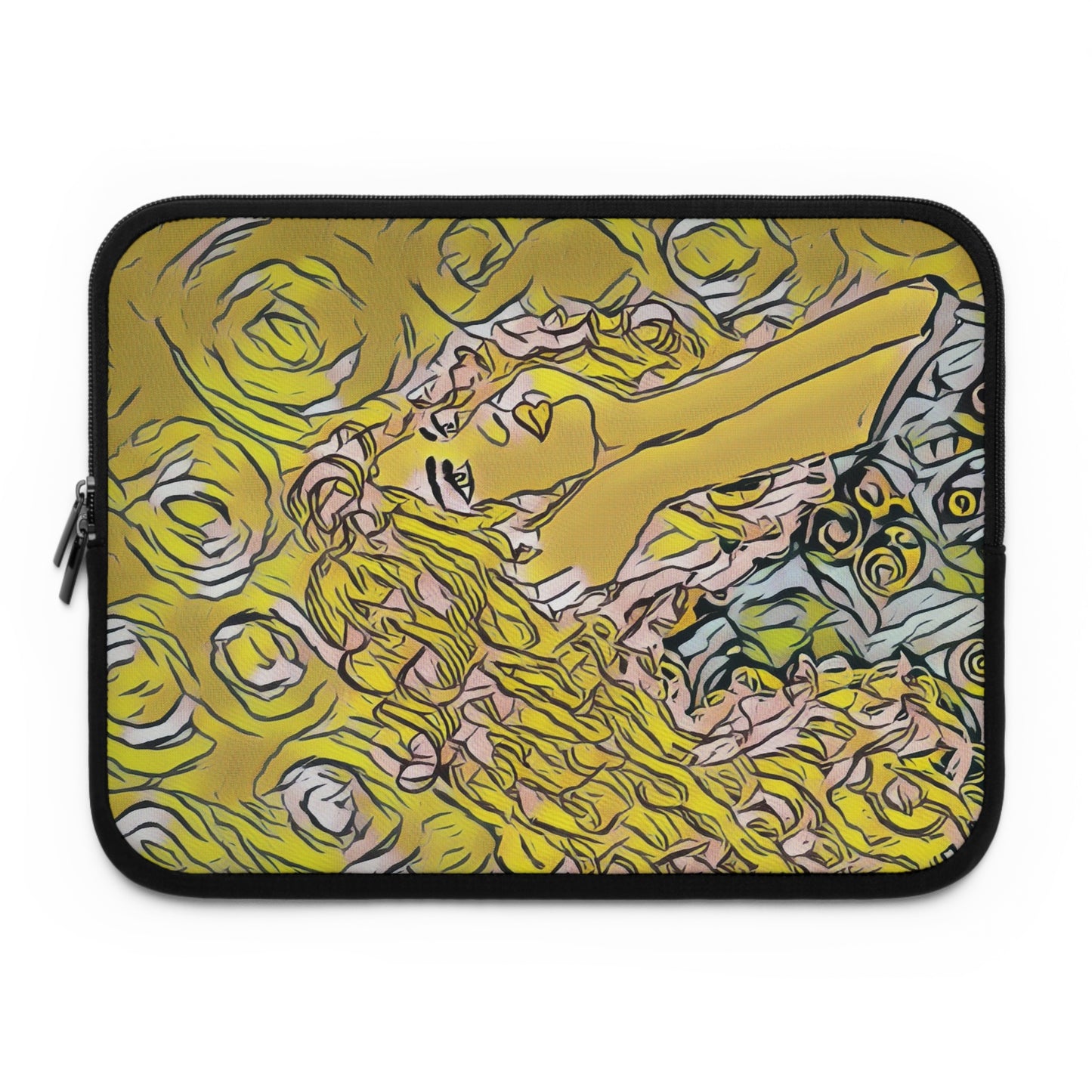 Laptop Sleeve -Modern Digital Calligraphy Art Design