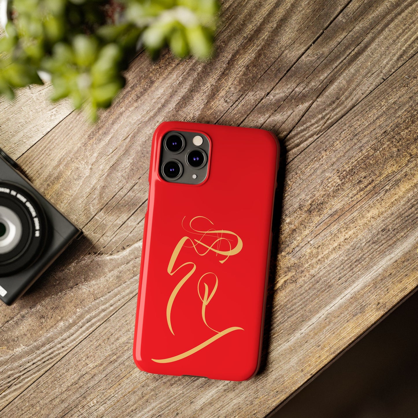 Modern Calligraphy Slim Phone Case -LOVE
