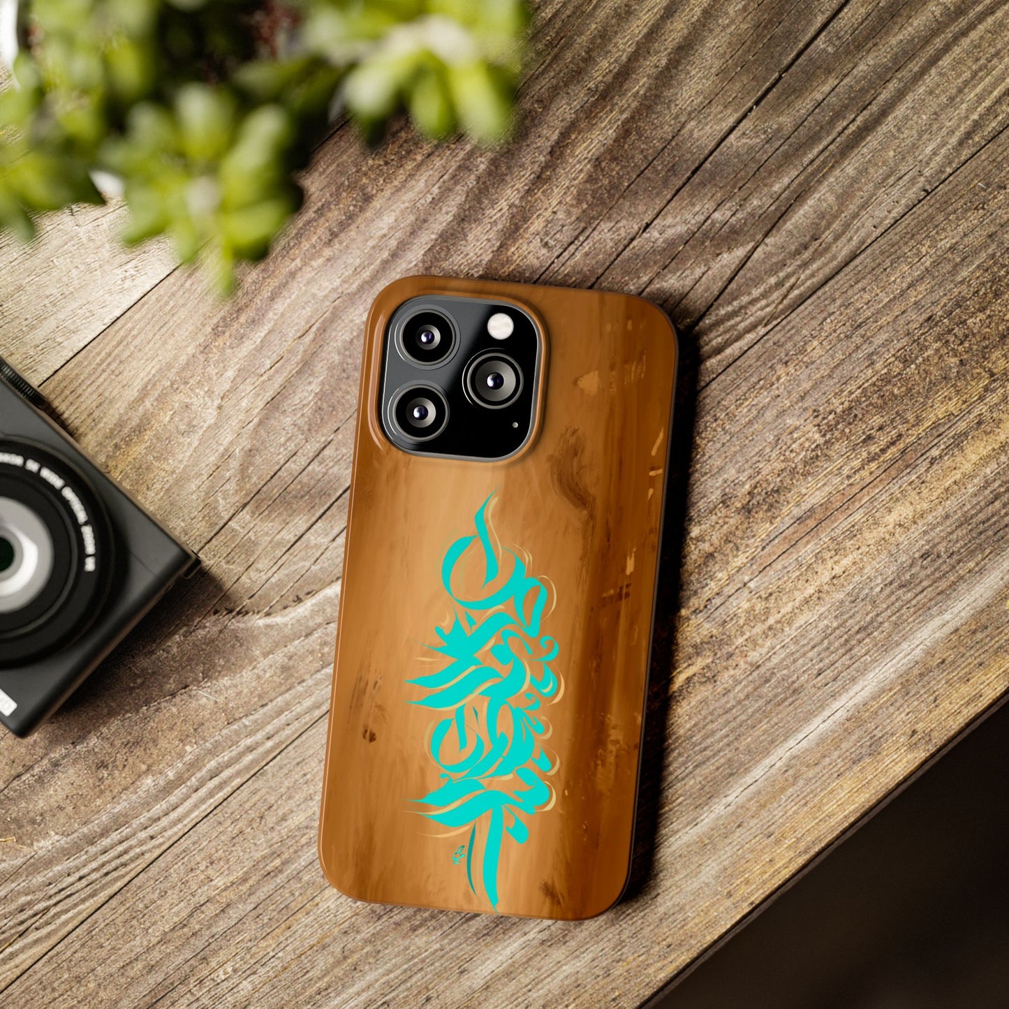 Modern Art  Slim Phone Case -LOVE