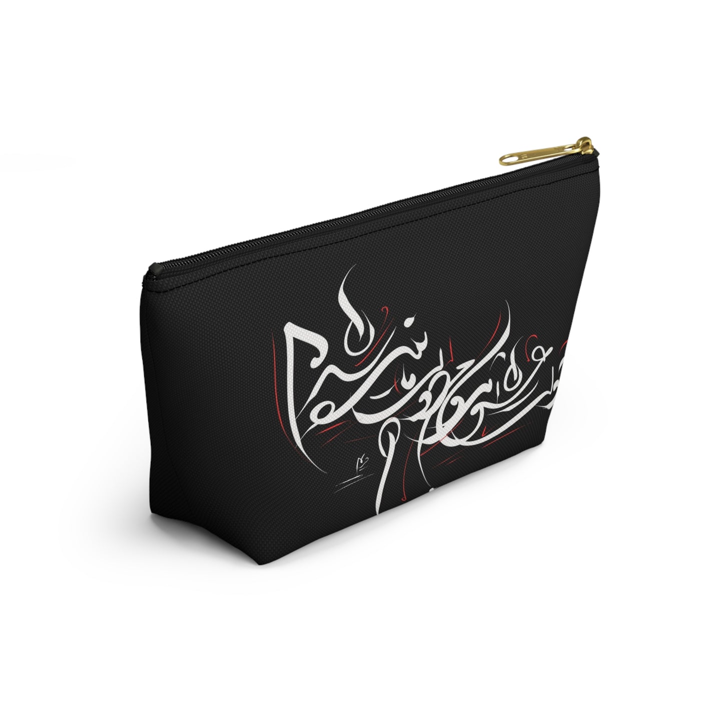 . Persian calligraphy Accessory Pouch w T-bottom