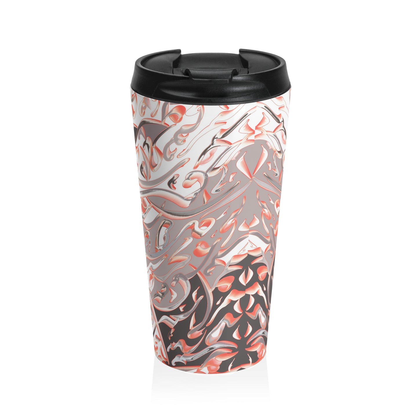 Calligraphy Stainless Steel Travel Mug