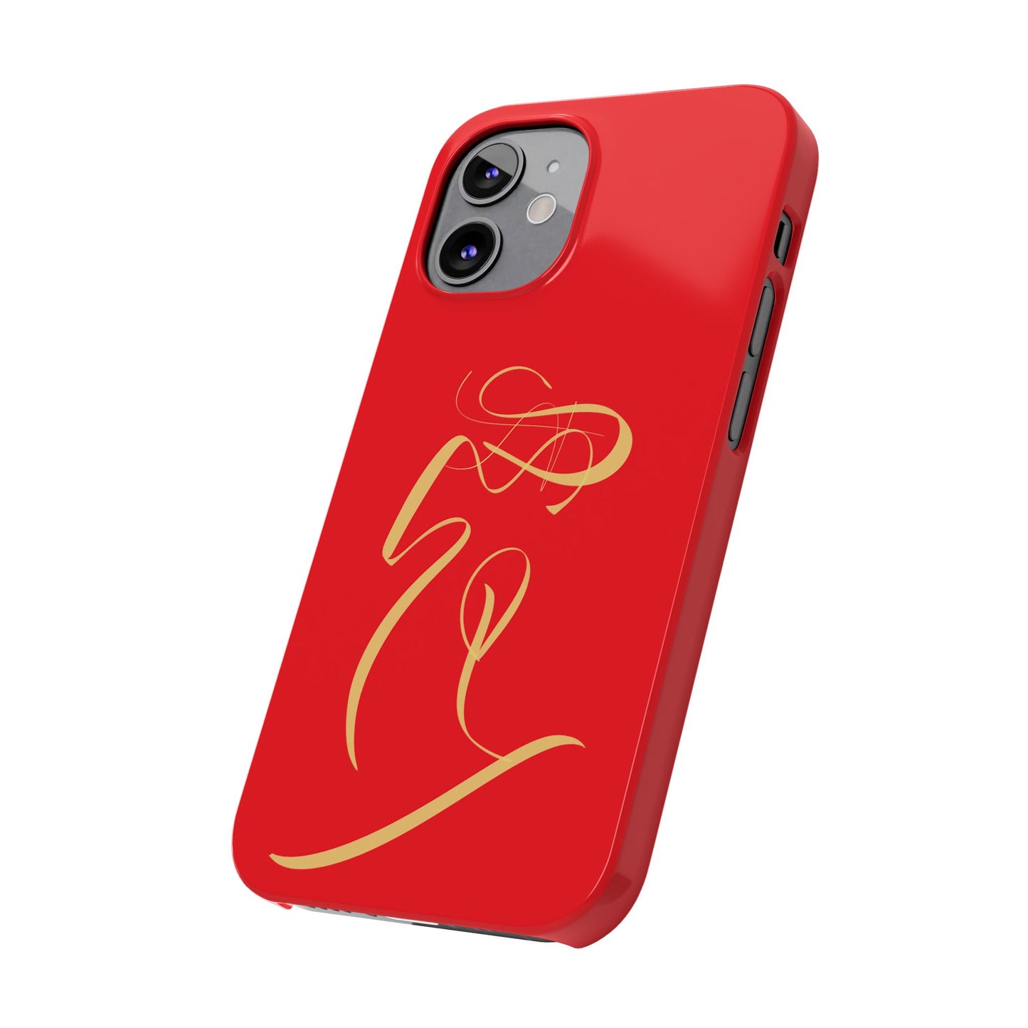 Modern Calligraphy Slim Phone Case -LOVE