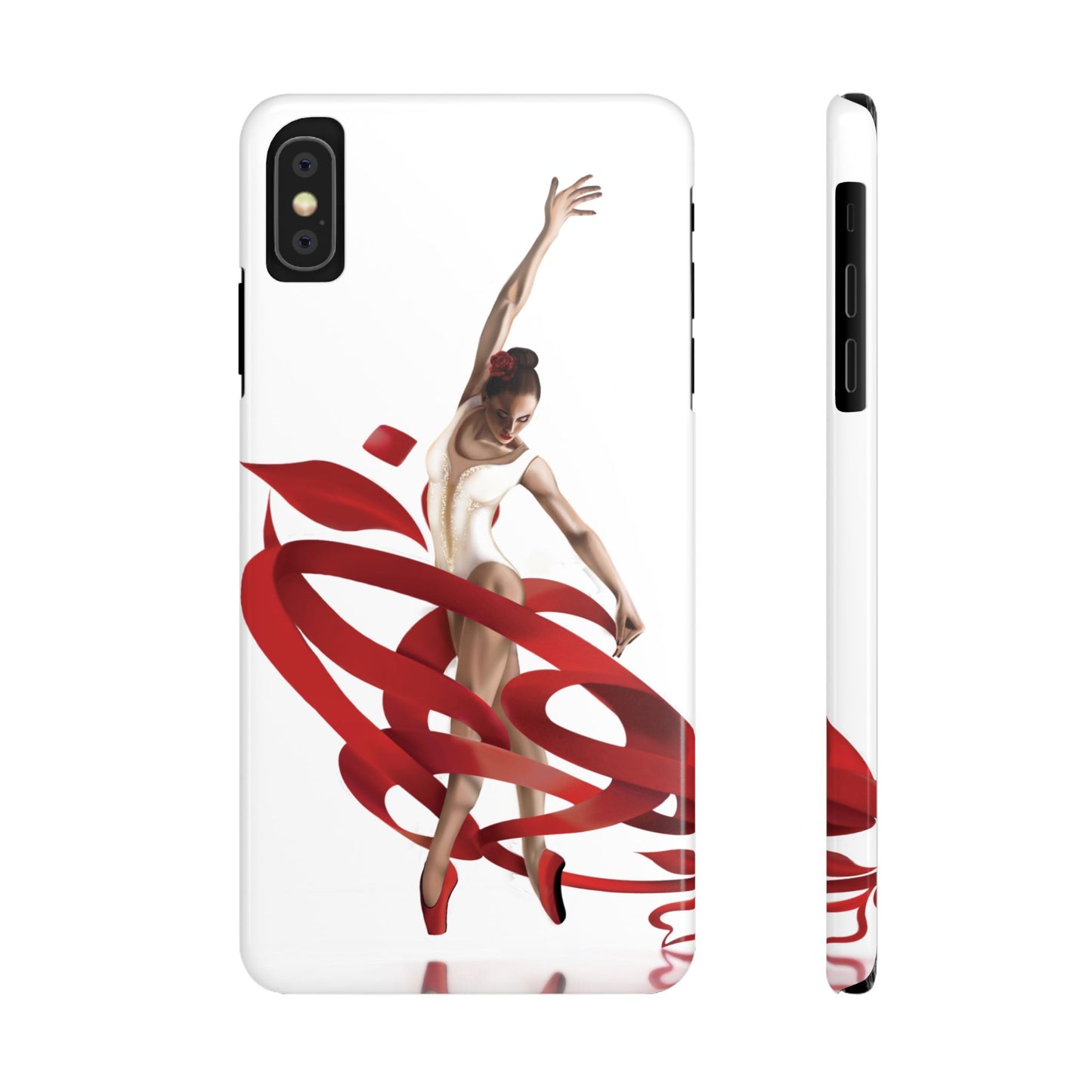 Elegant Ballet Dancer Ribbon Slim Phone Case - Perfect for Dance Lovers