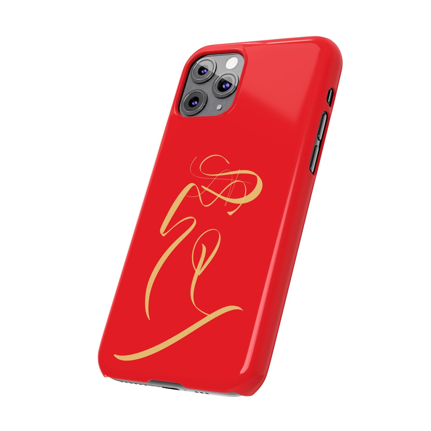 Modern Calligraphy Slim Phone Case -LOVE