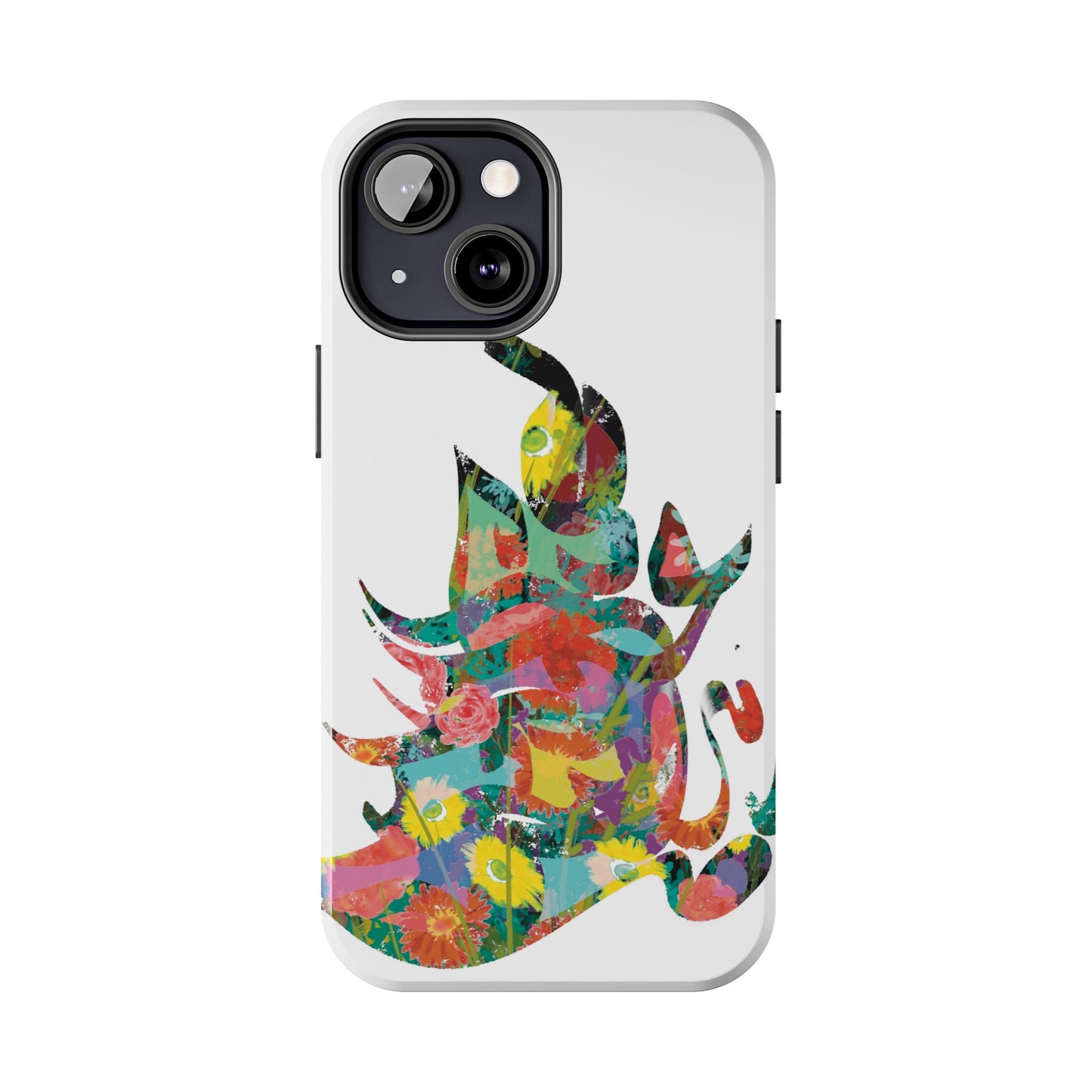 Phone Case - Flower Persian Calligraphy Design, Unique, Limited Edition