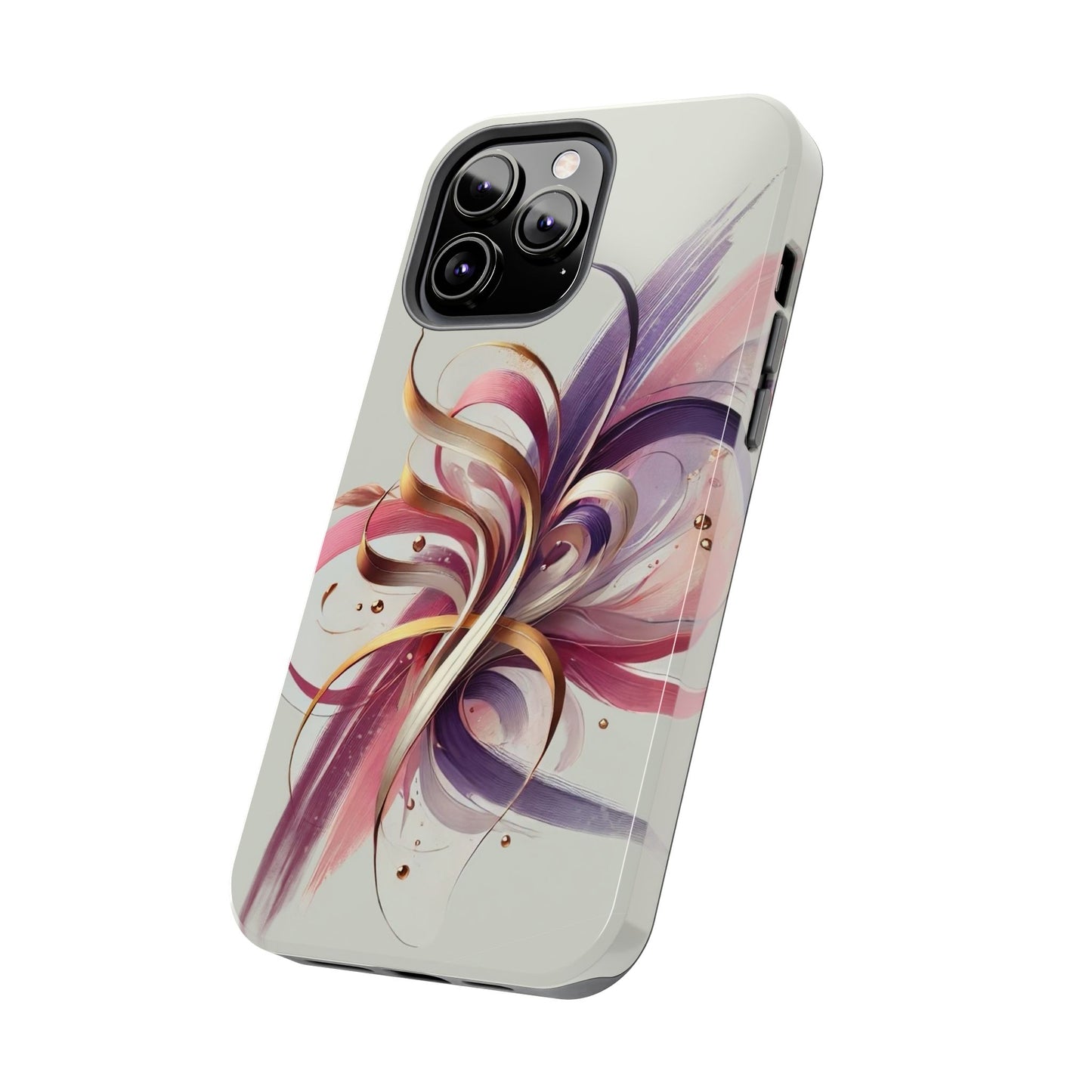 Phone Cases - Colorful Calligraphy Flower Chic Stylish Design