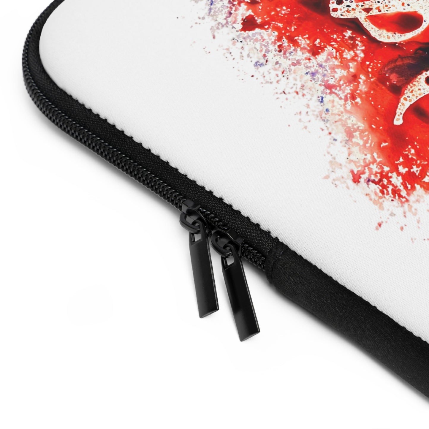 Candle hand-drawn Calligraphy  Laptop Sleeve