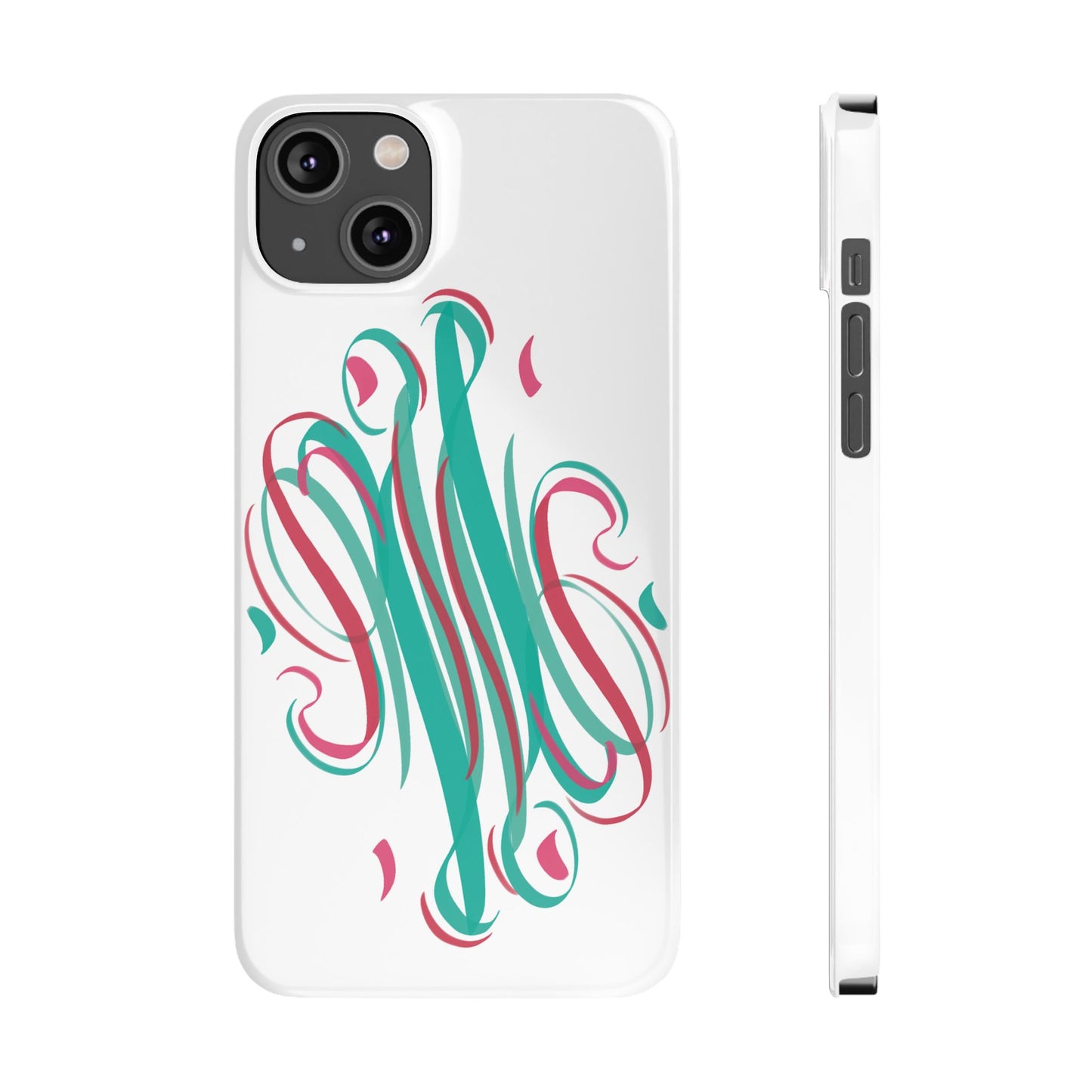Spring inspired Modern Art  Slim Phone Case -,