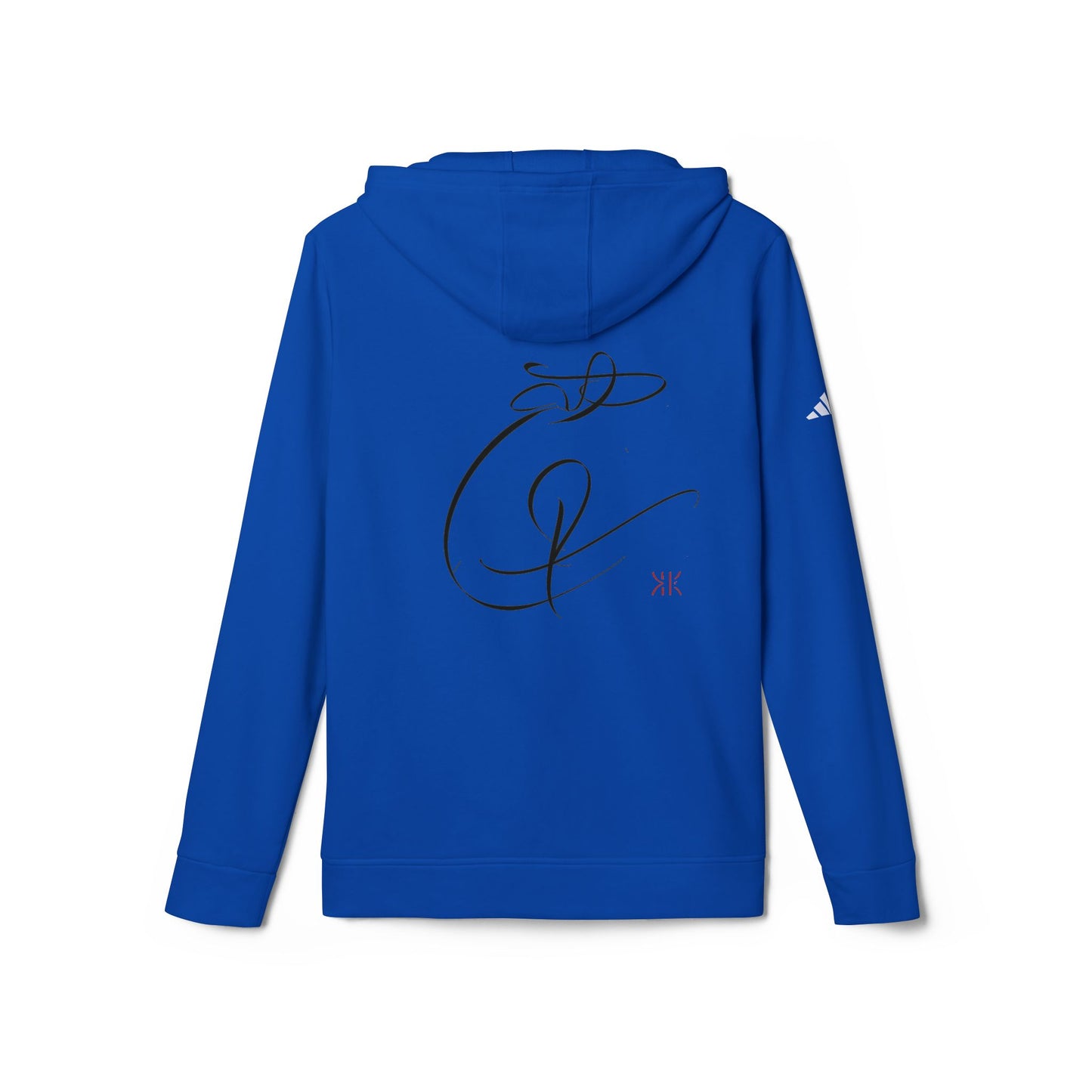 Fleece Hoodie with Modern Calligraphy Adidas Design