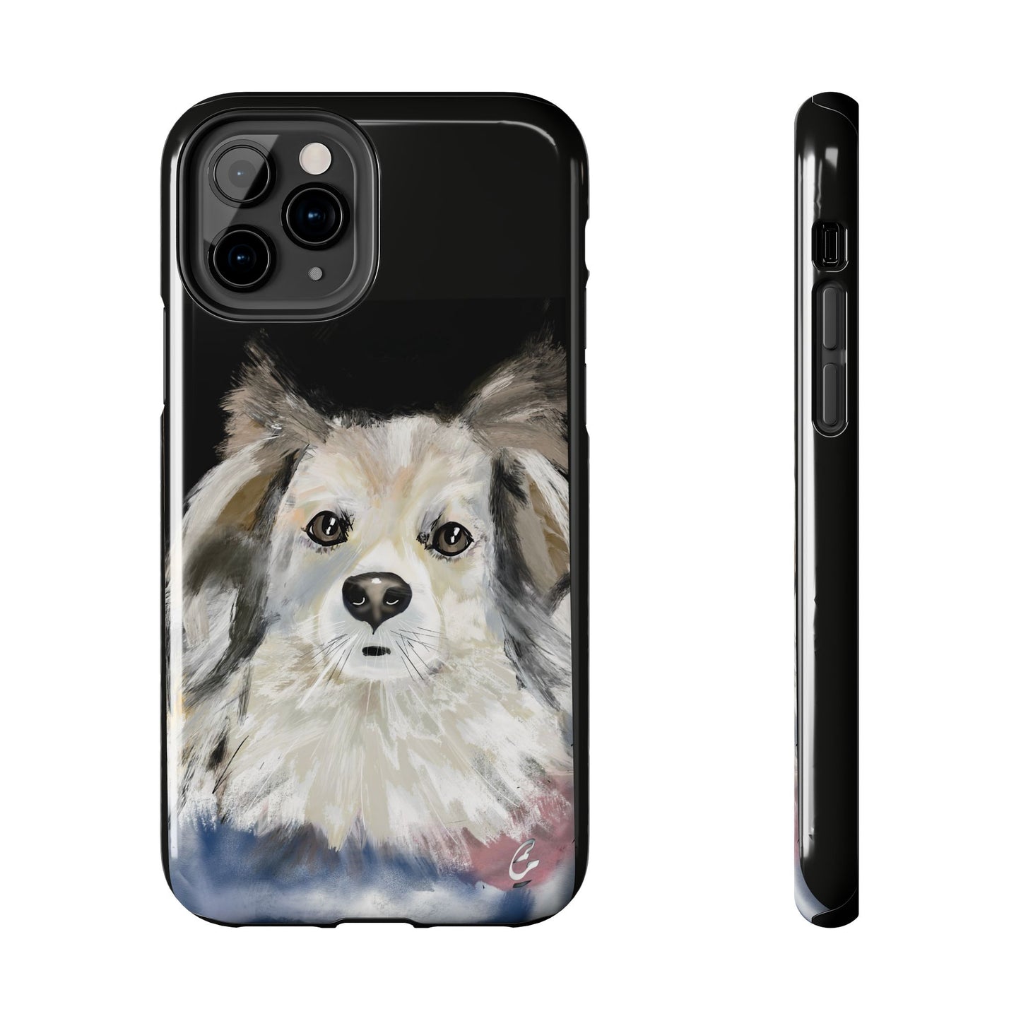 Dog Watercolor Tough Phone Case