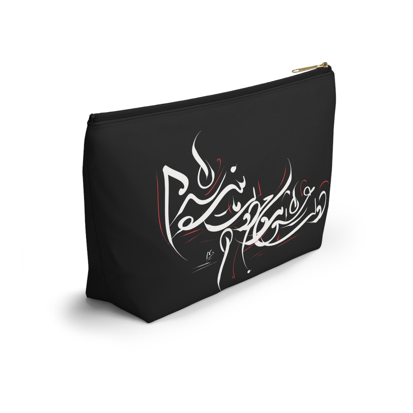 . Persian calligraphy Accessory Pouch w T-bottom