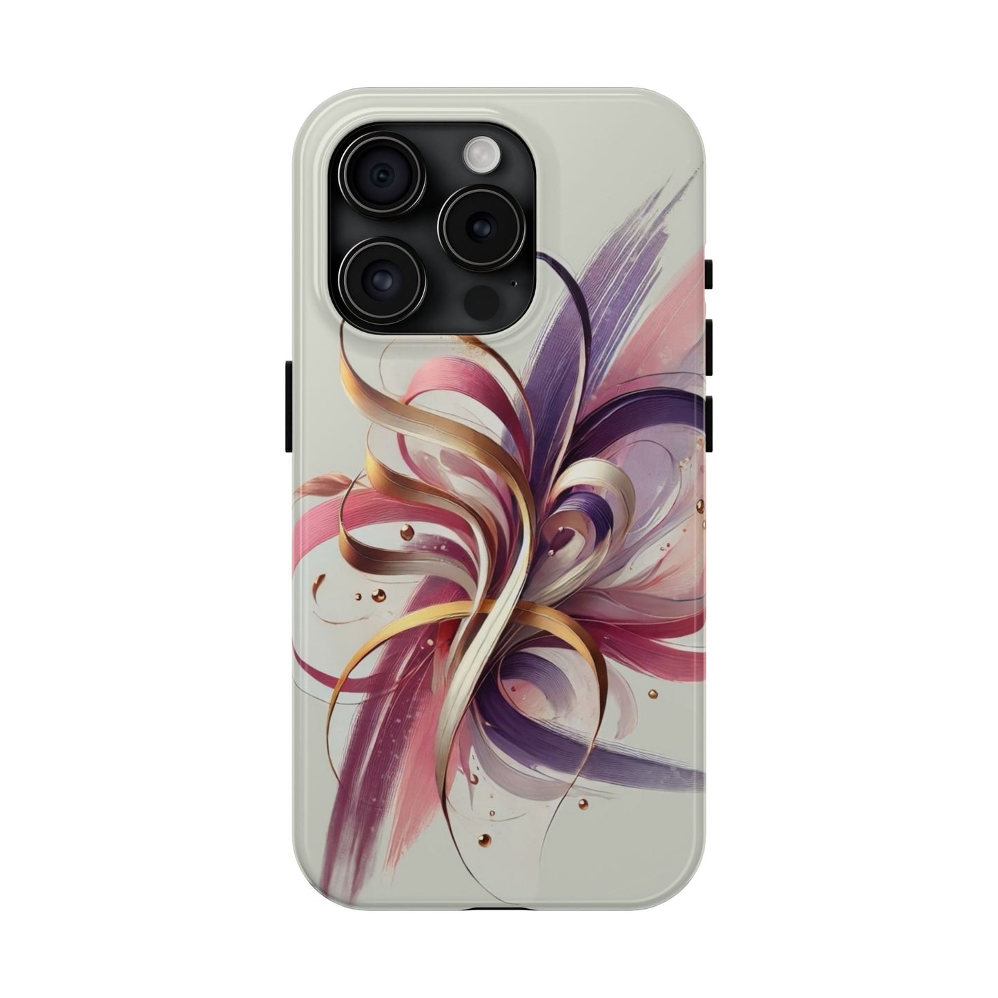 Phone Cases - Colorful Calligraphy Flower Chic Stylish Design