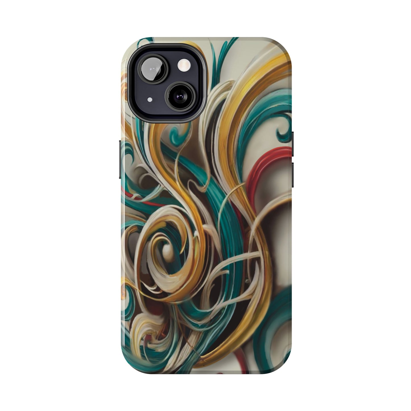Marble Abstract Phone Case Calligraphy
