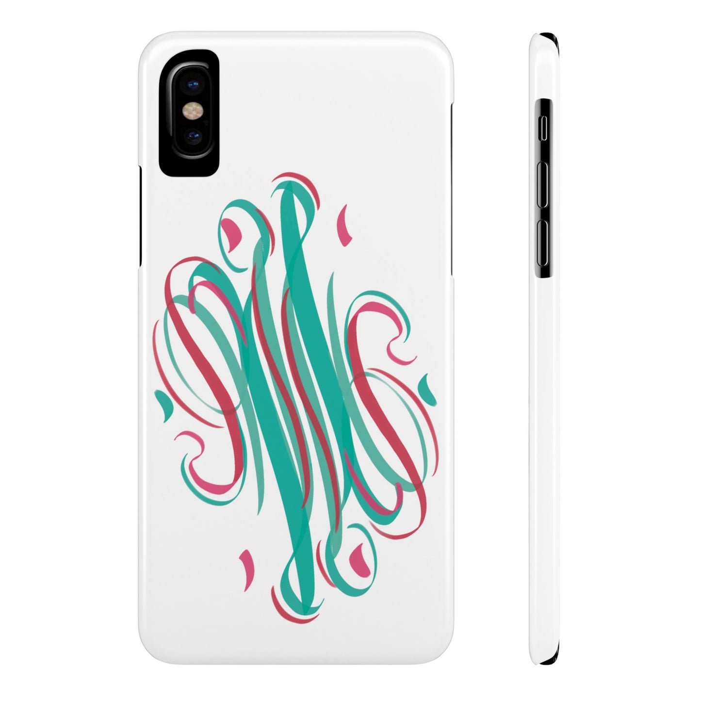 Spring inspired Modern Art  Slim Phone Case -,