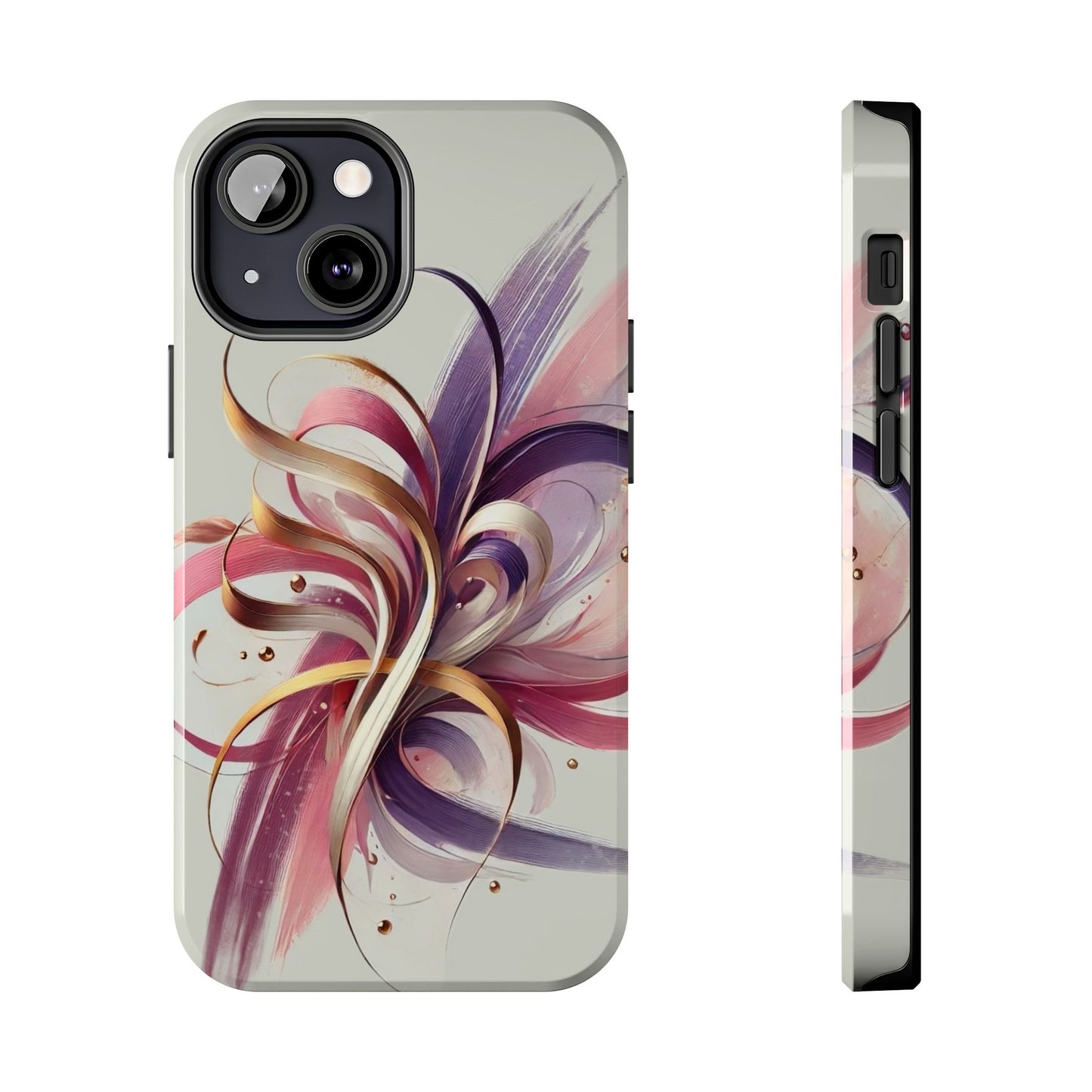 Phone Cases - Colorful Calligraphy Flower Chic Stylish Design