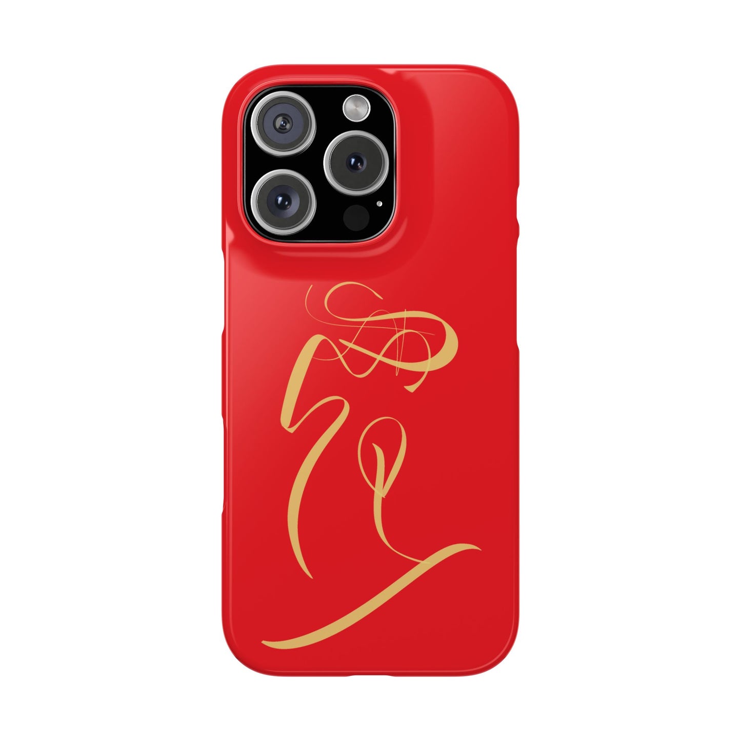 Modern Calligraphy Slim Phone Case -LOVE