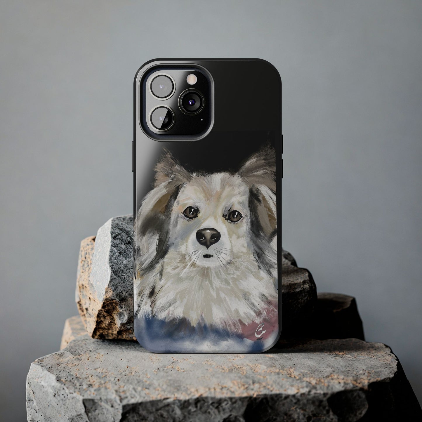 Dog Watercolor Tough Phone Case