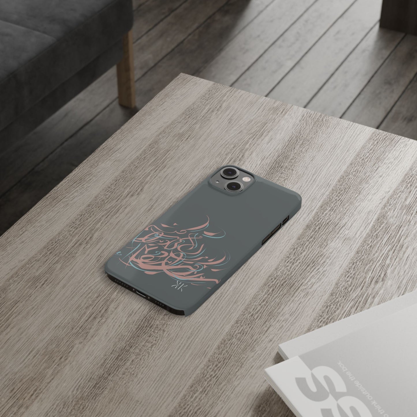 Modern Persian  Calligraphy Kalli K   Slim Phone Case