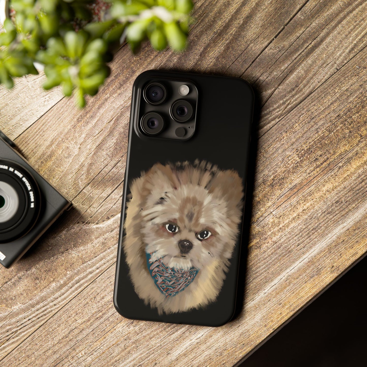 Copy of Copy of Copy of Copy of ' Modern Art  Slim Phone Case -LOVE I-