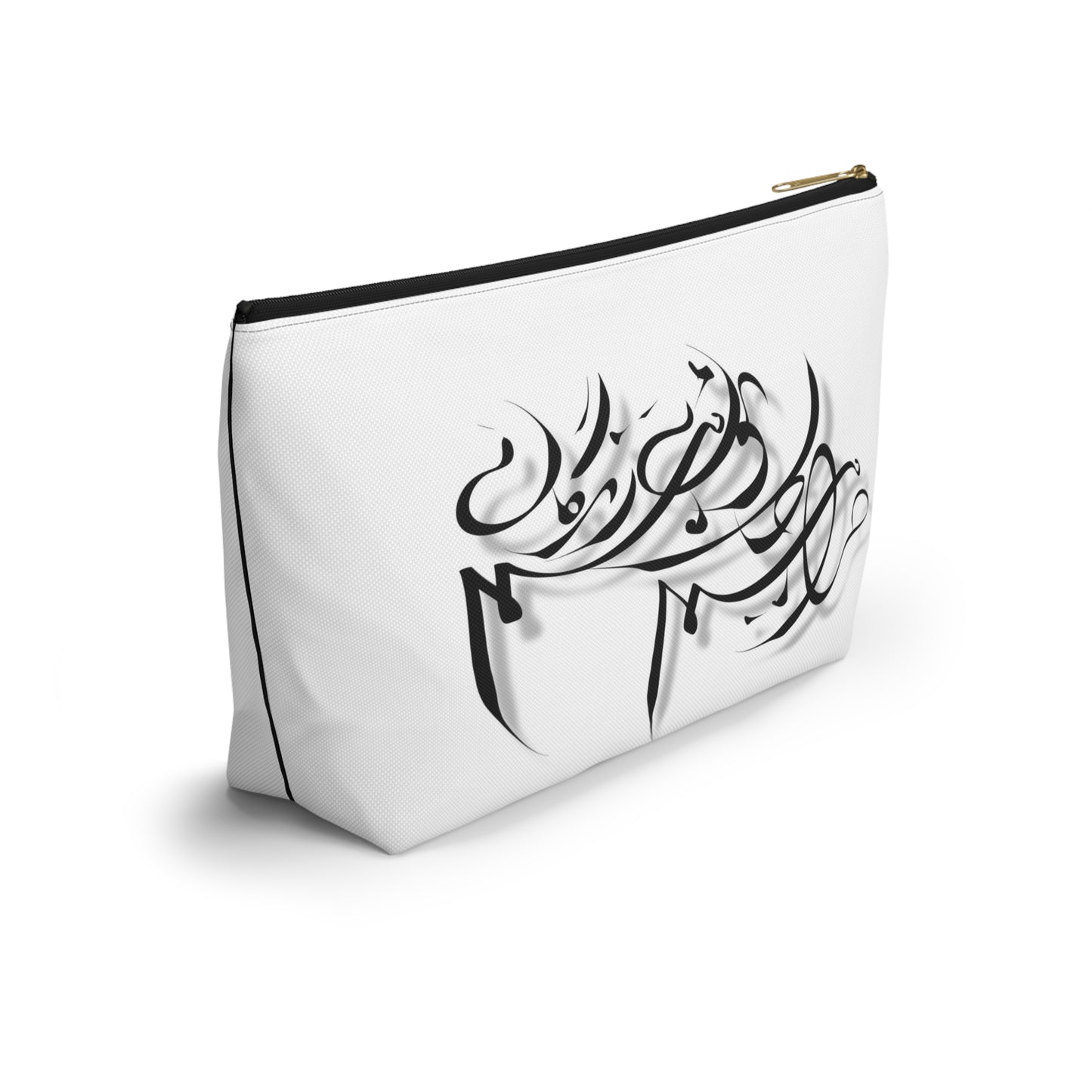 Modern calligraphy Accessory Pouch w T-bottom