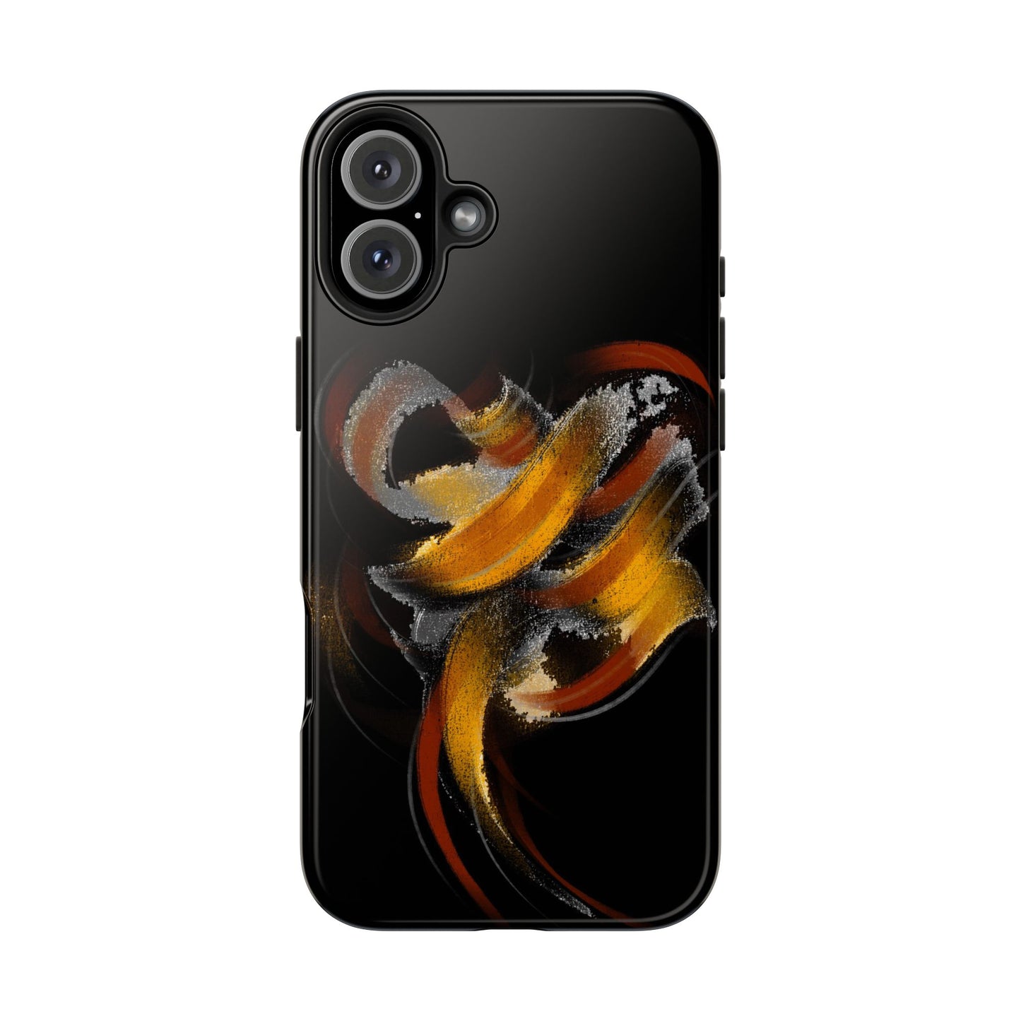 Calligraphy strokes Tough Phone Case