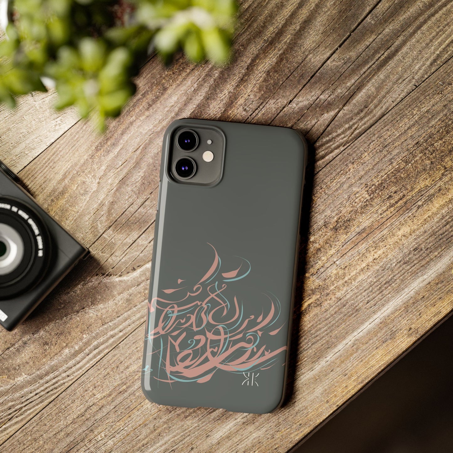 Modern Persian  Calligraphy Kalli K   Slim Phone Case