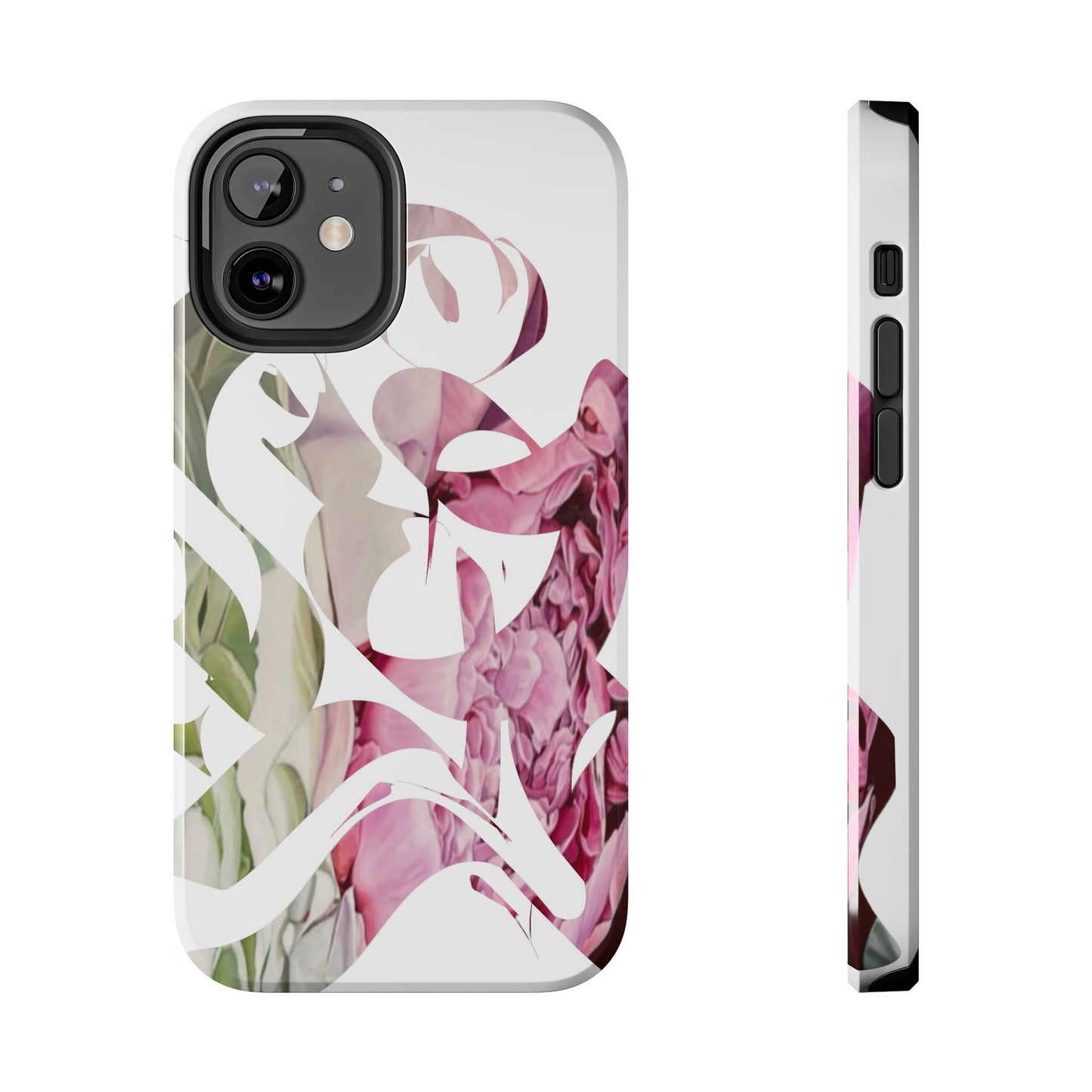 Phone Case - Garden Persian Calligraphy Design in Grey
