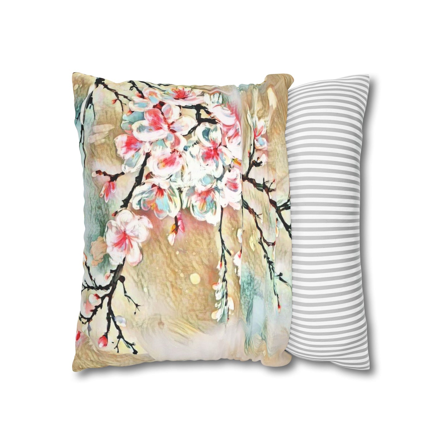 Spring Pillowcase - Modern Art Portrait Watercolour Design